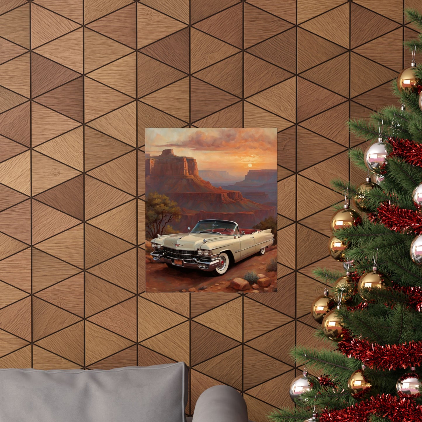 Vintage Car Wall Art Poster, Matte Vertical Posters, Classic Car Decor, Retro Home Decoration, Gift for Car Enthusiasts - AquilVision