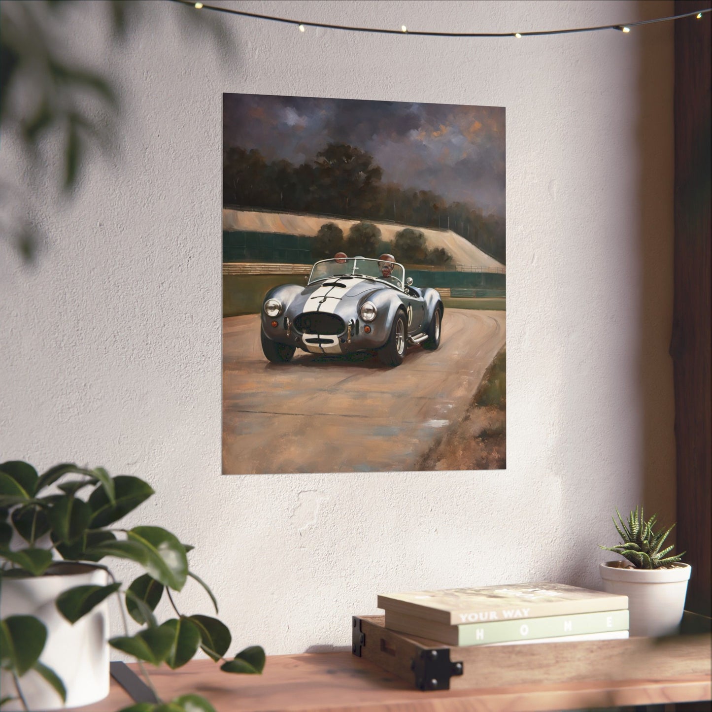 Vintage Car Art Print, Matte Vertical Posters, Racing Decor, Collector's Gift, Gift for Him, Automotive Wall Art Printify