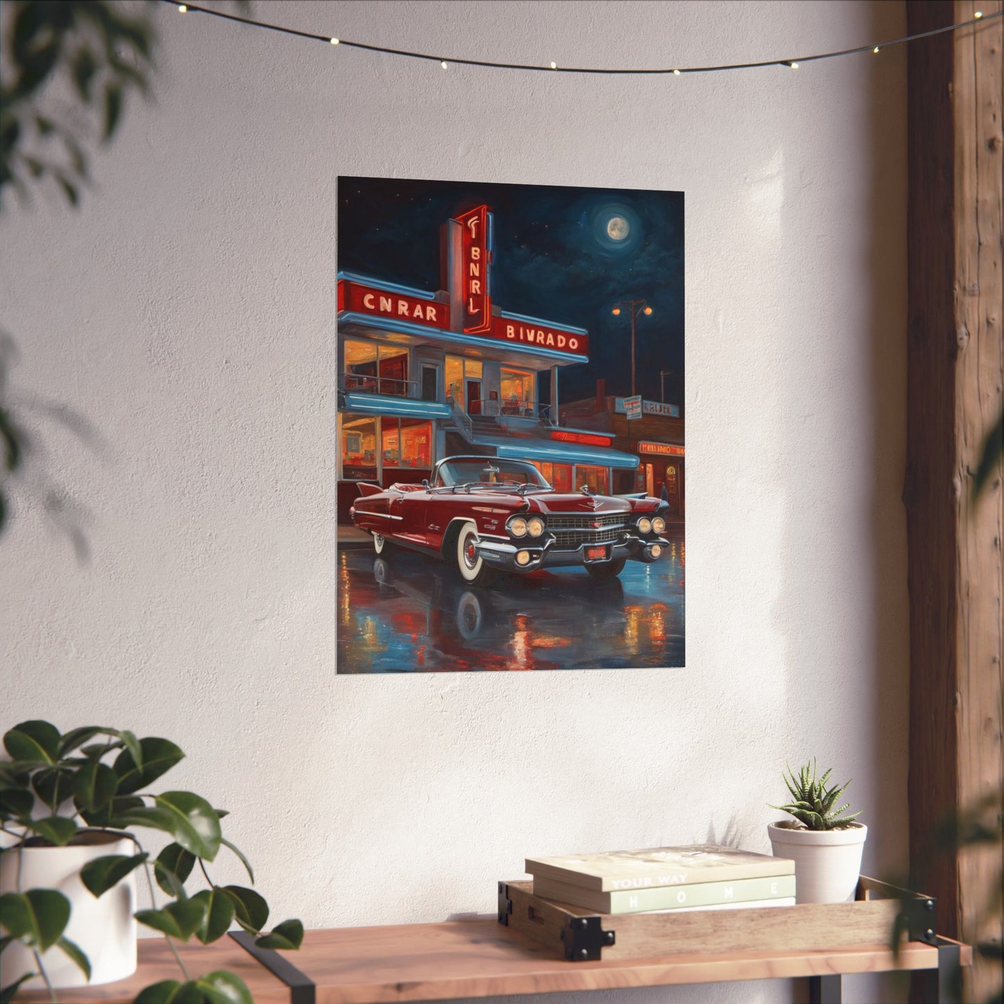 Retro Car Art Prints, Vintage Decor, Classic Automobile Wall Art, Automotive Gift, Nostalgic Home Decoration - AquilVision