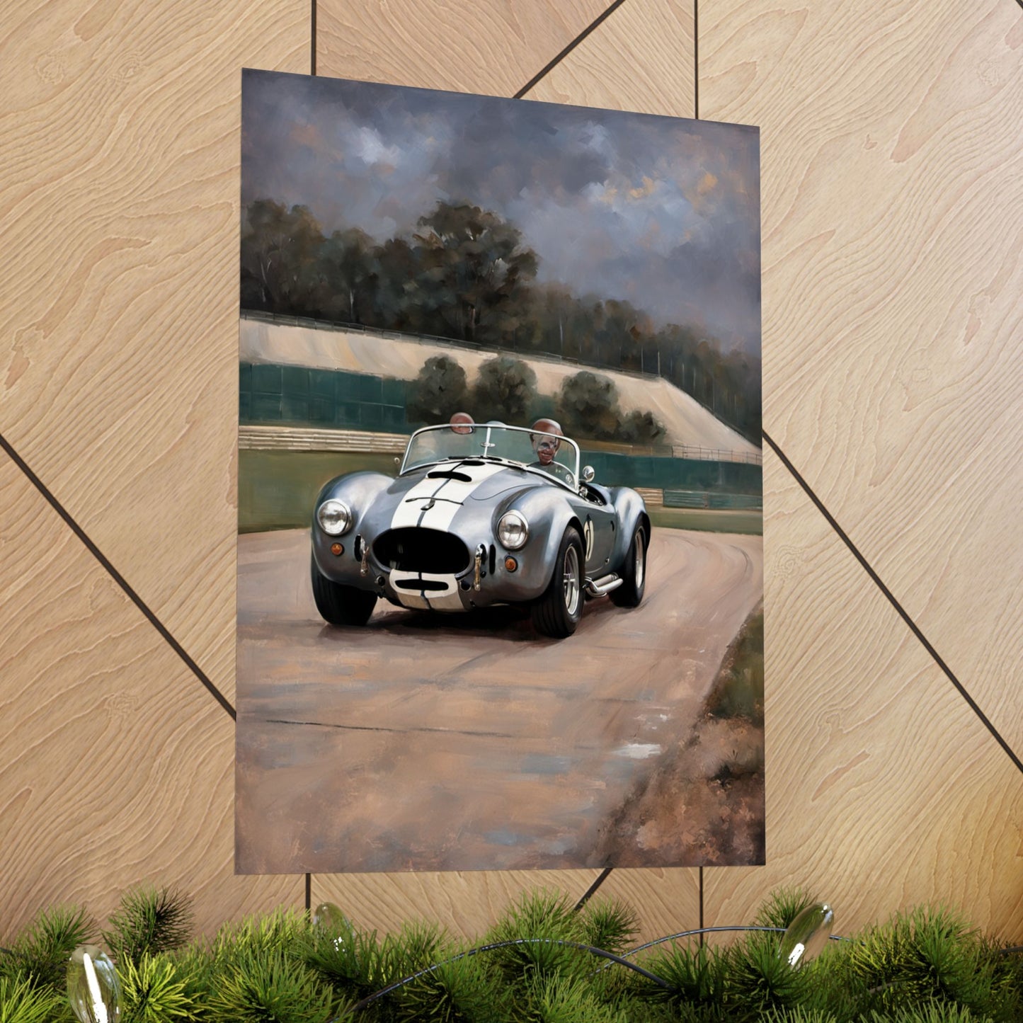 Vintage Car Art Print, Matte Vertical Posters, Racing Decor, Collector's Gift, Gift for Him, Automotive Wall Art Printify