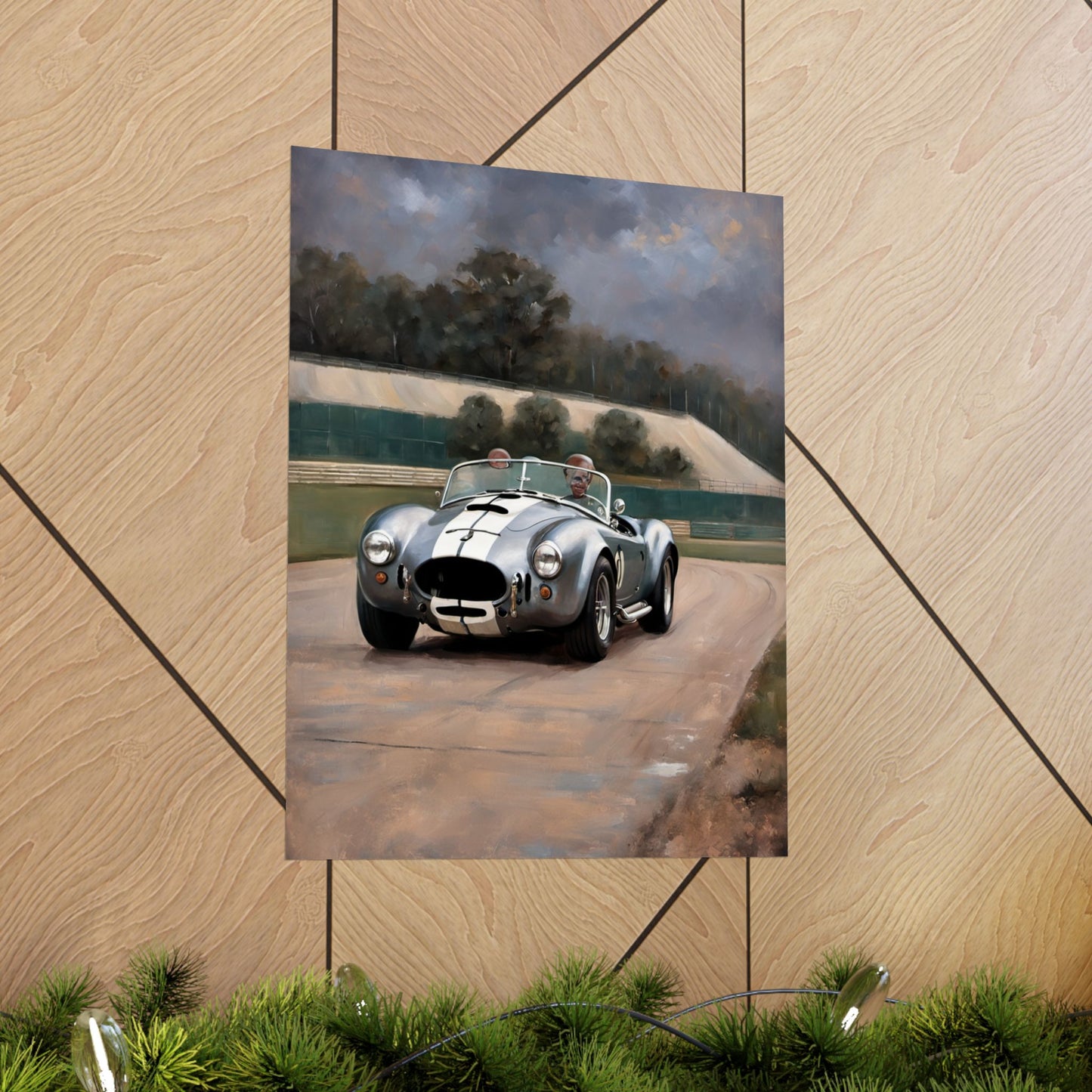 Vintage Car Art Print, Matte Vertical Posters, Racing Decor, Collector's Gift, Gift for Him, Automotive Wall Art Printify