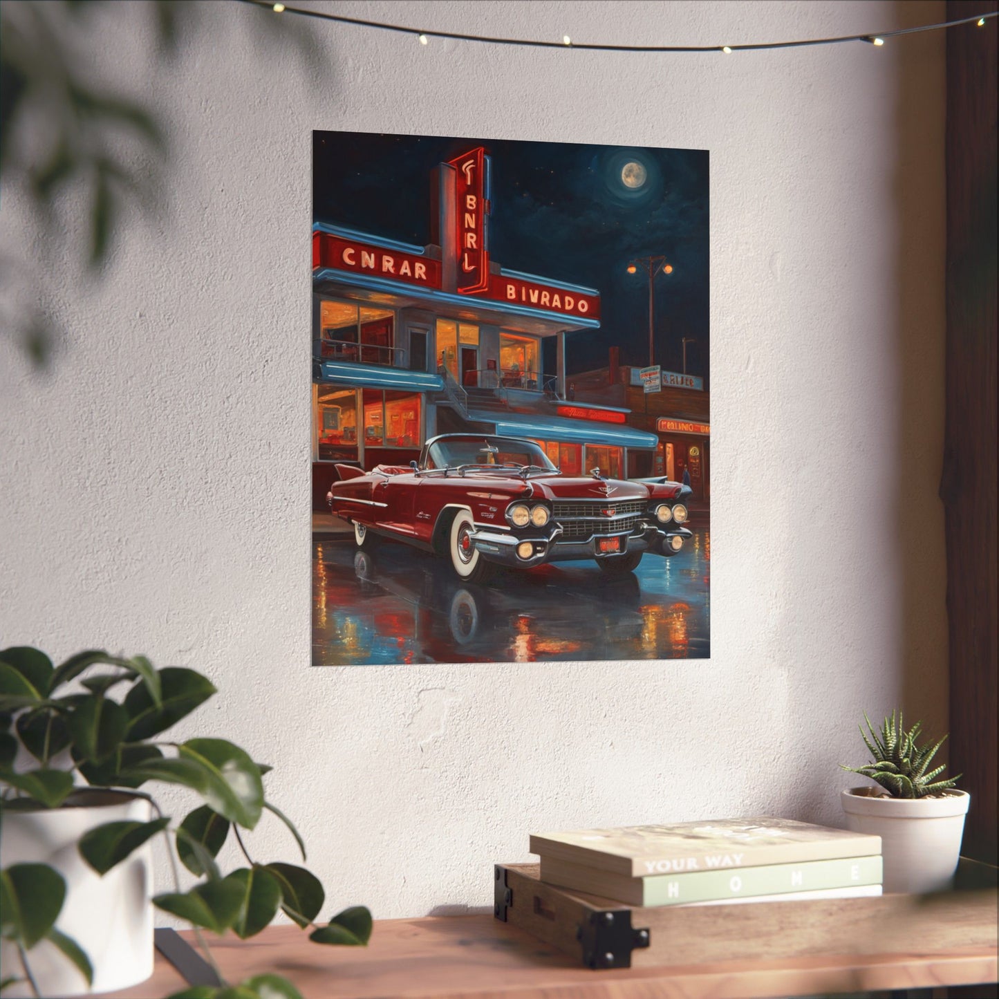 Retro Car Art Prints, Vintage Decor, Classic Automobile Wall Art, Automotive Gift, Nostalgic Home Decoration - AquilVision