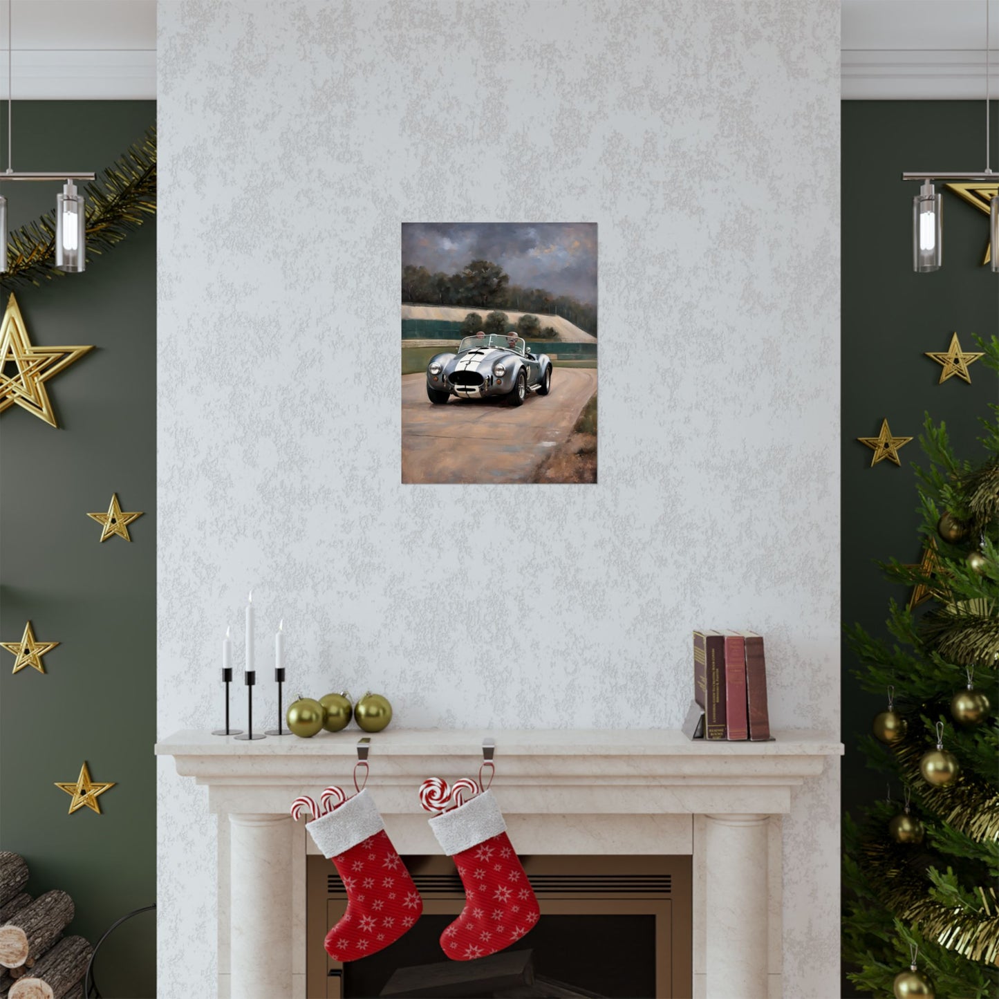 Vintage Car Art Print, Matte Vertical Posters, Racing Decor, Collector's Gift, Gift for Him, Automotive Wall Art Printify