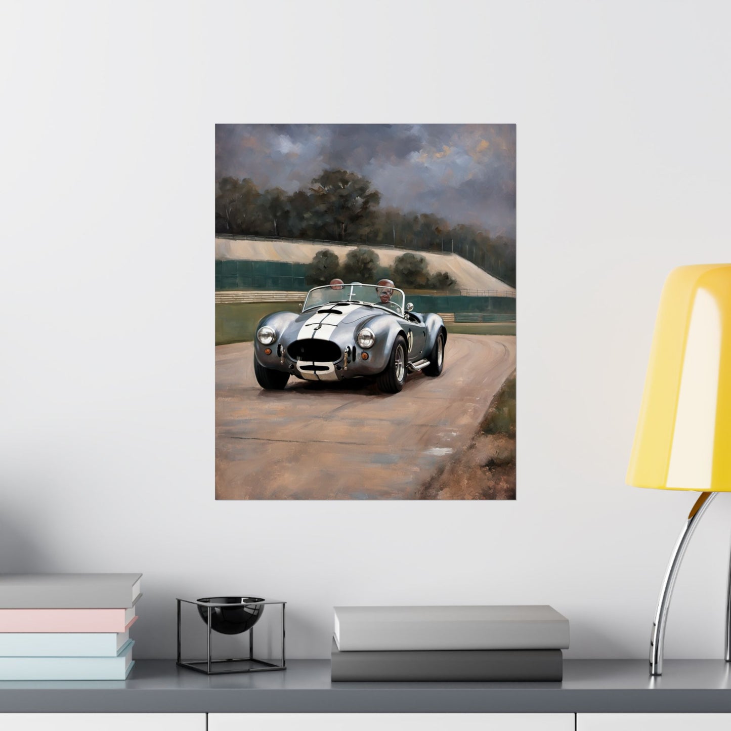 Vintage Car Art Print, Matte Vertical Posters, Racing Decor, Collector's Gift, Gift for Him, Automotive Wall Art Printify