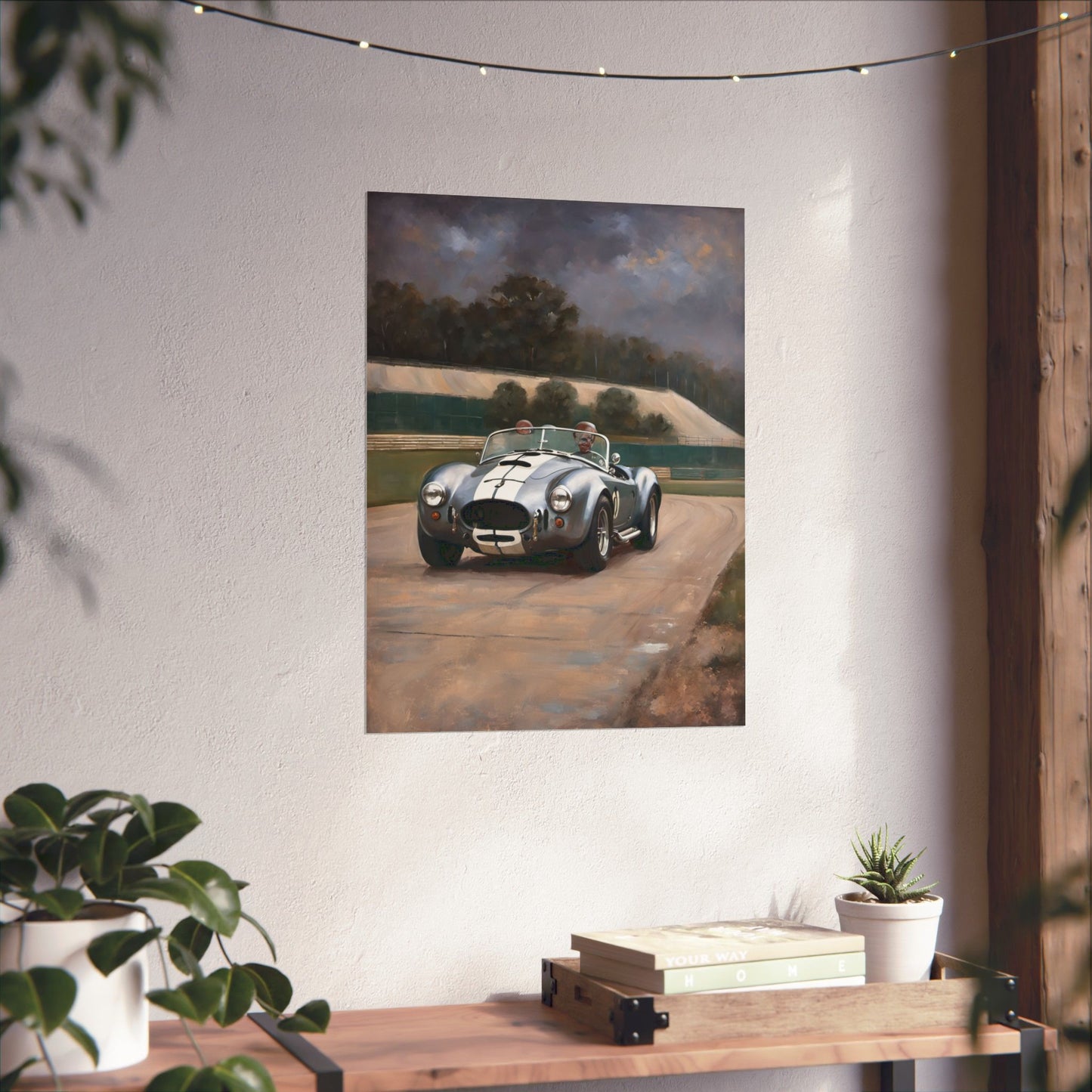 Vintage Car Art Print, Matte Vertical Posters, Racing Decor, Collector's Gift, Gift for Him, Automotive Wall Art Printify