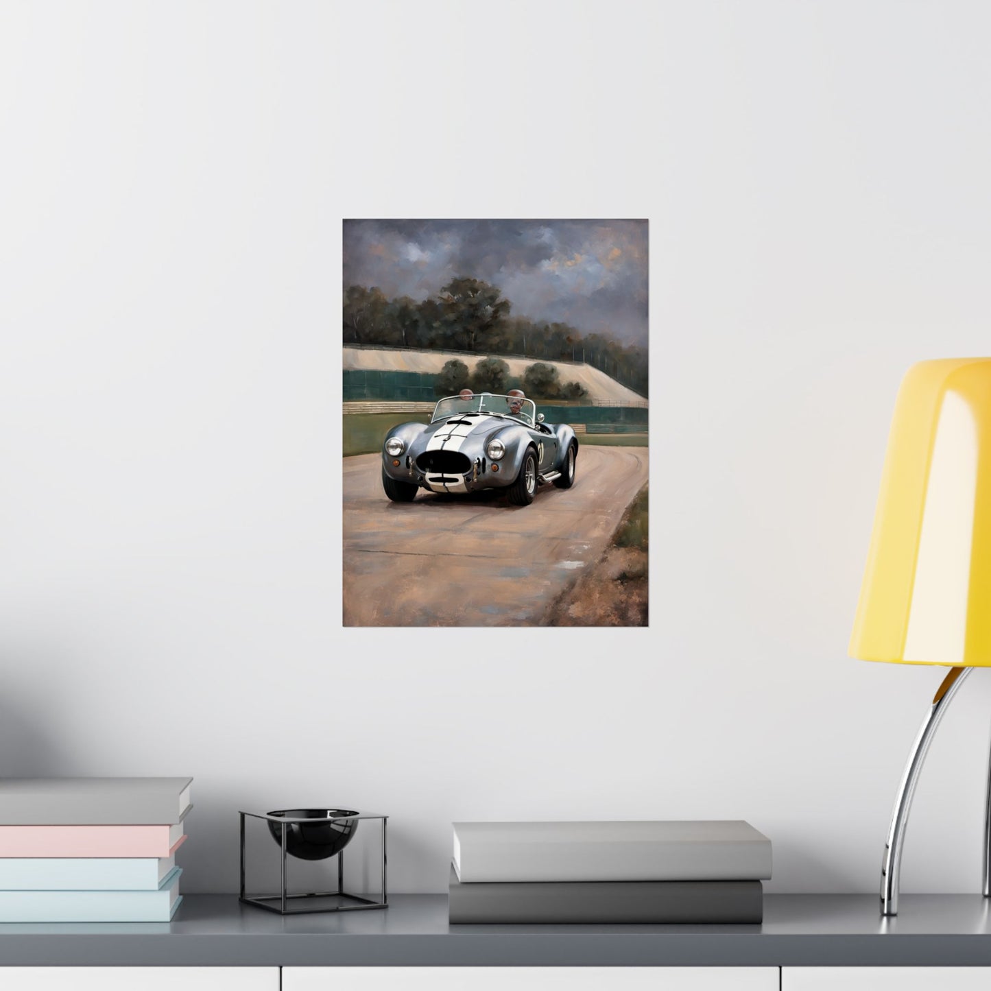 Vintage Car Art Print, Matte Vertical Posters, Racing Decor, Collector's Gift, Gift for Him, Automotive Wall Art Printify