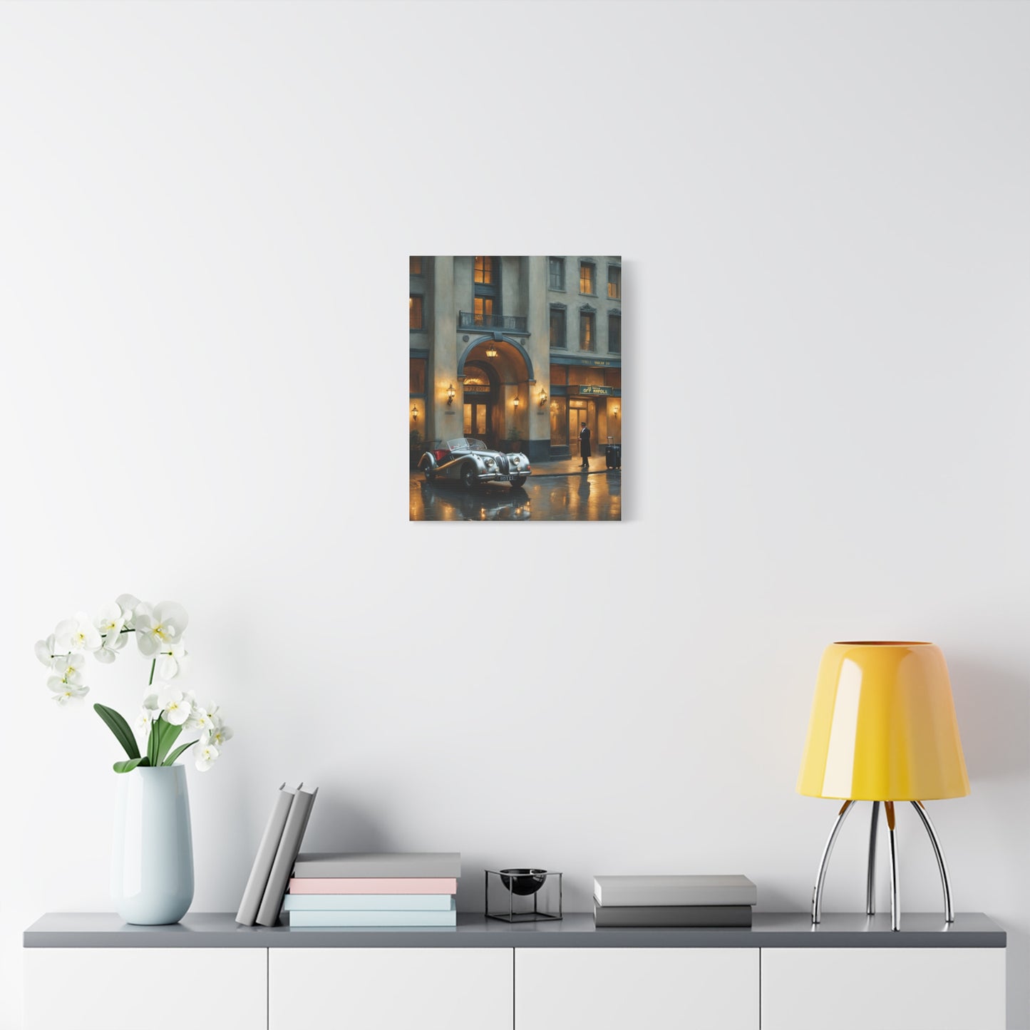Vintage Car Canvas Wall Art, Classic Automobile Decor, Timeless Home Decoration, Retro Art Print, Unique Gift Idea