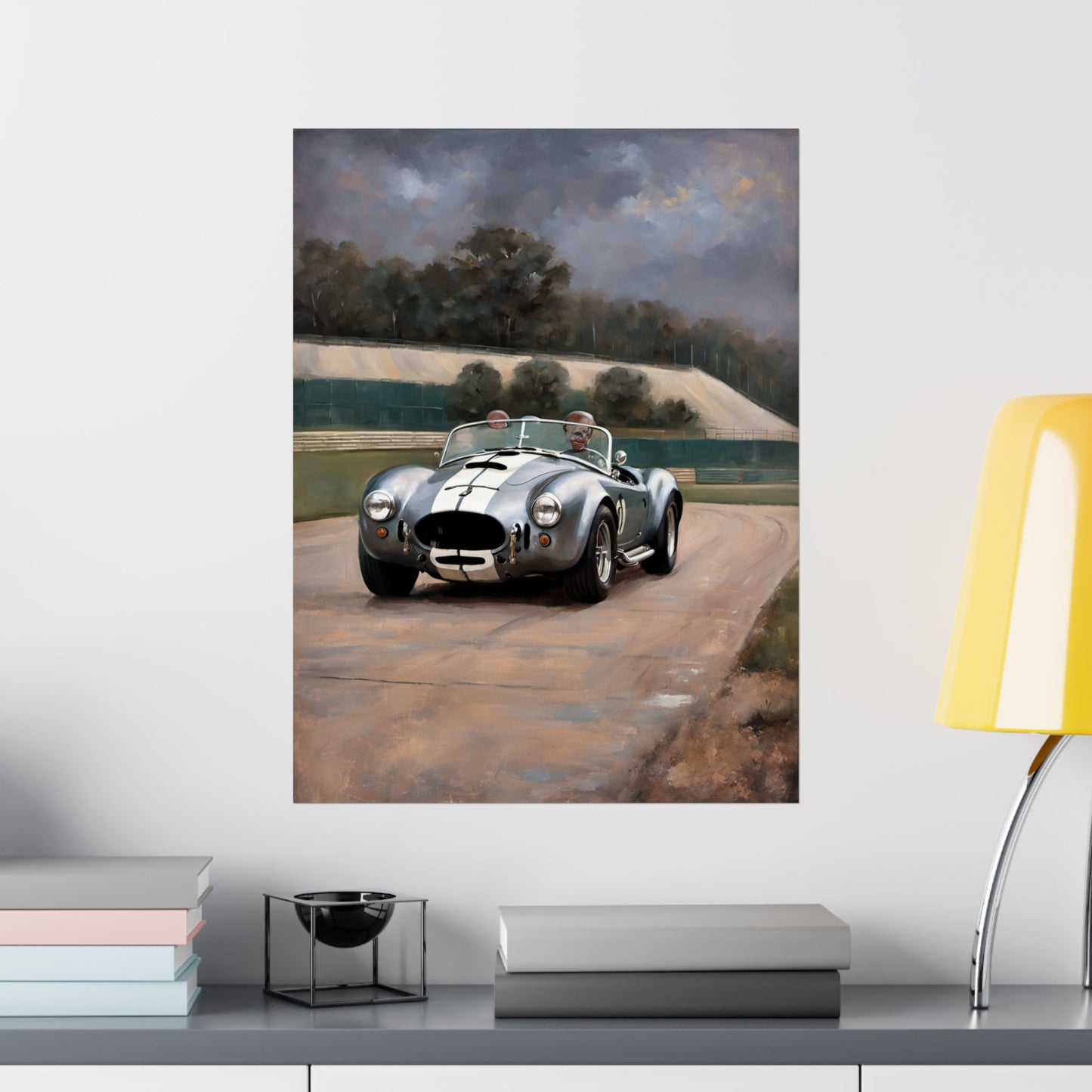 Vintage Car Art Print, Matte Vertical Posters, Racing Decor, Collector's Gift, Gift for Him, Automotive Wall Art Printify