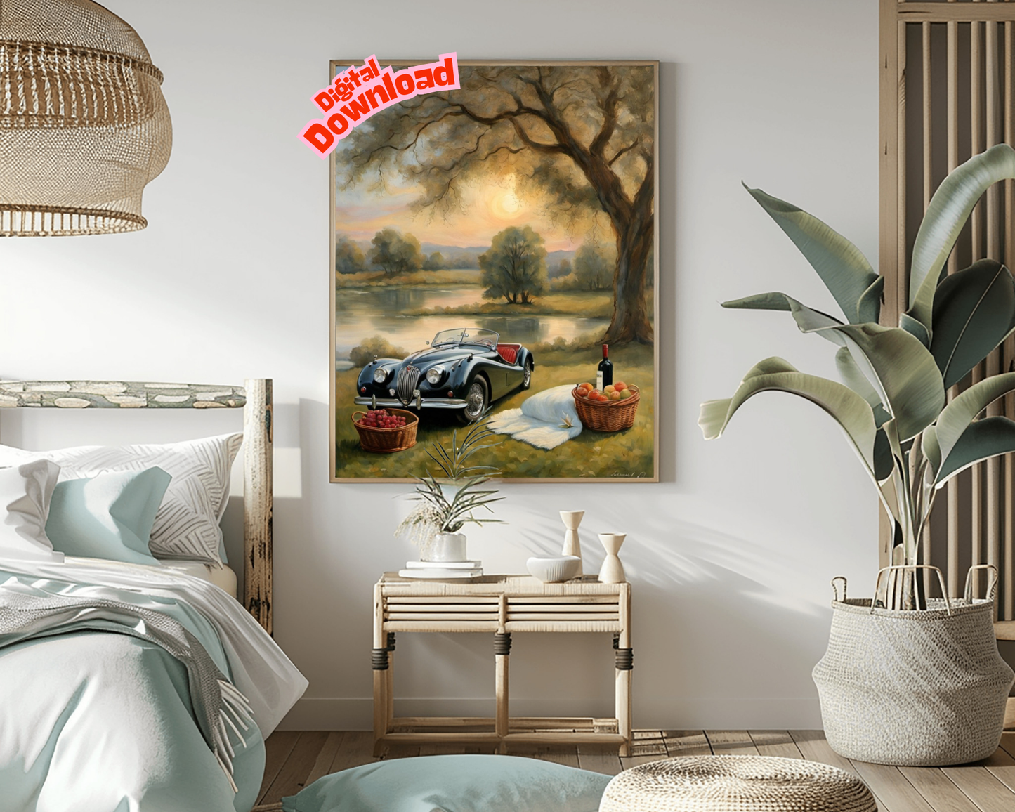 AquilVision Serene Landscape Painting for Living Room Decor