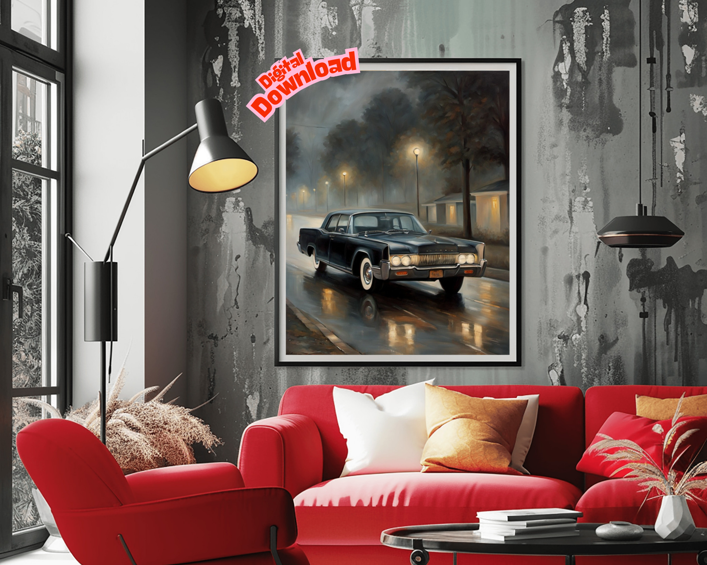 AquilVision Foggy Night Wall Decor Digital Art Print AquilVision