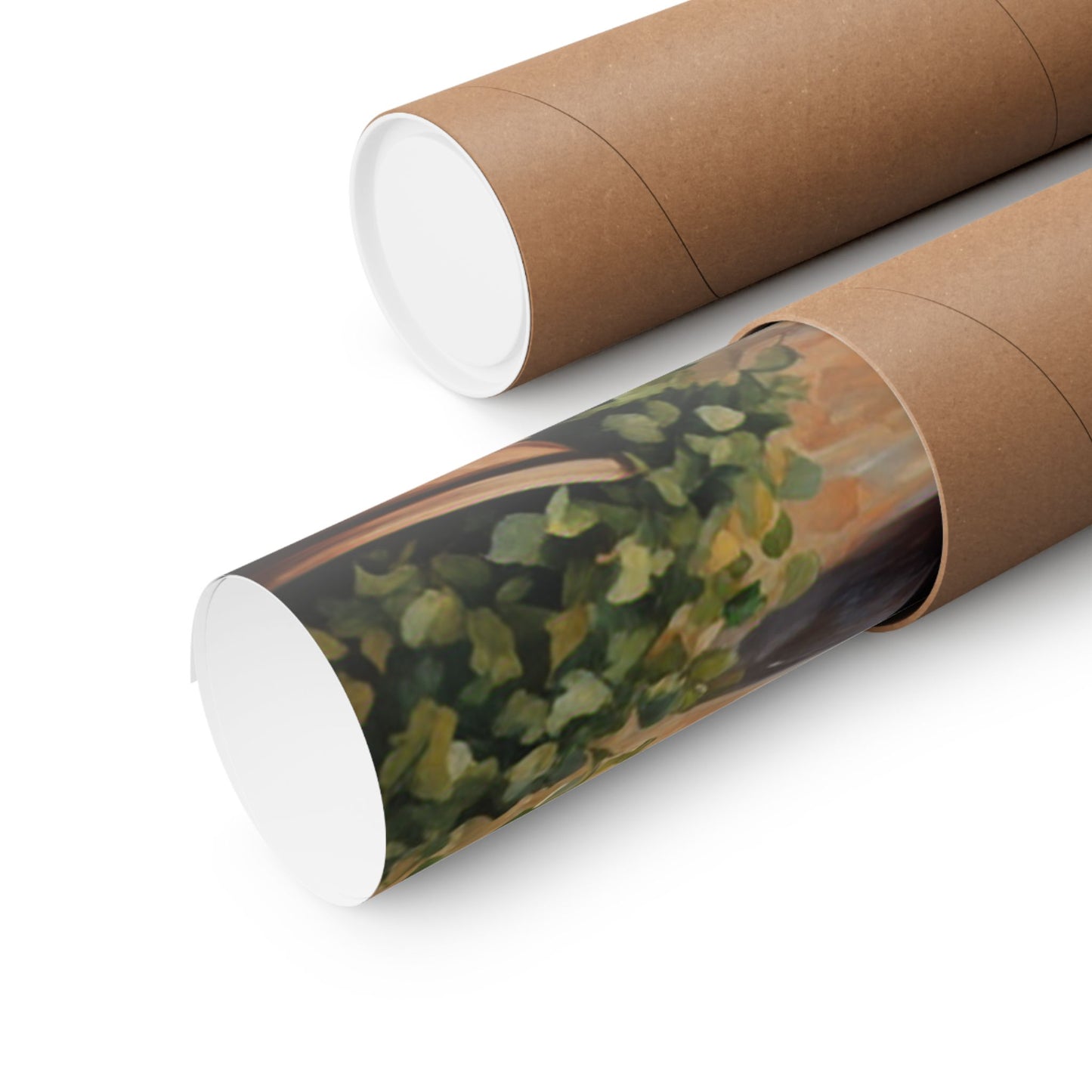 Classic Car Matte Vertical Poster rolled and ready for display or framing in a sturdy tube