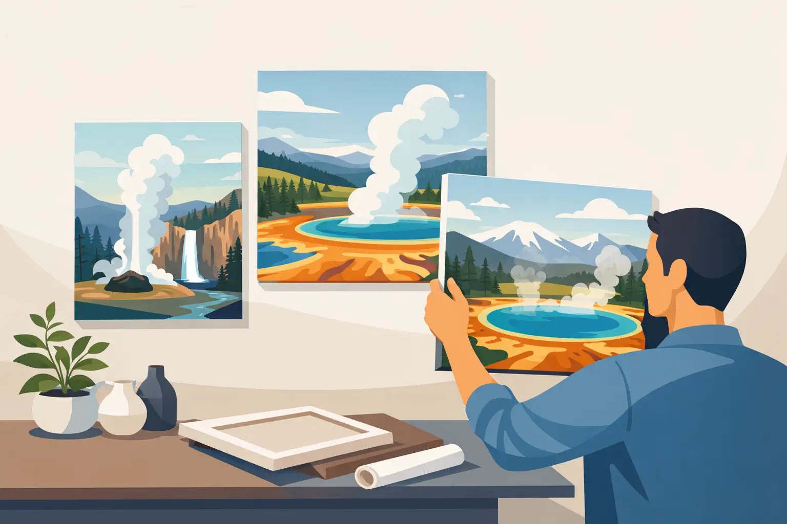 How to Choose Yellowstone Canvas Wall Art - AquilVision