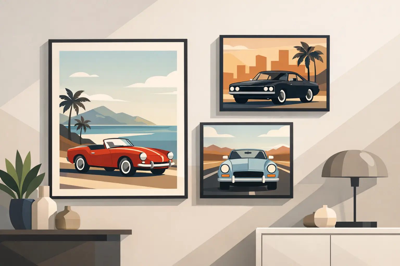 Classic Car Canvas Prints for Stylish Walls - AquilVision