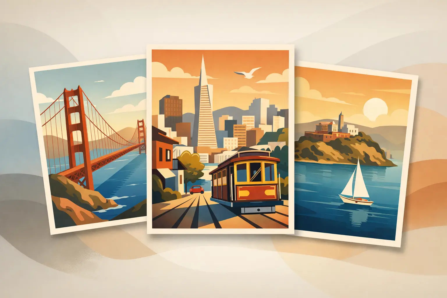 San Francisco Travel Posters for Stylish Walls