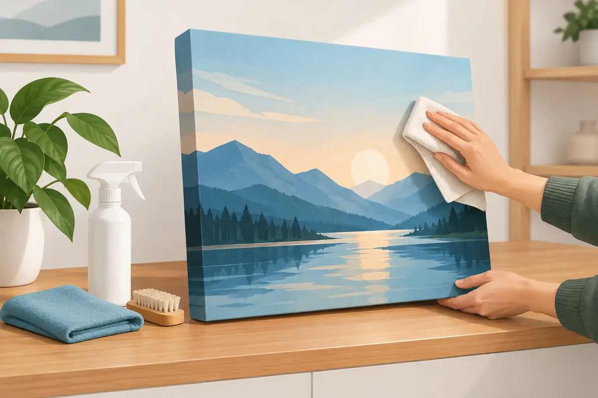 A Guide to Canvas Print Care for Lasting Style