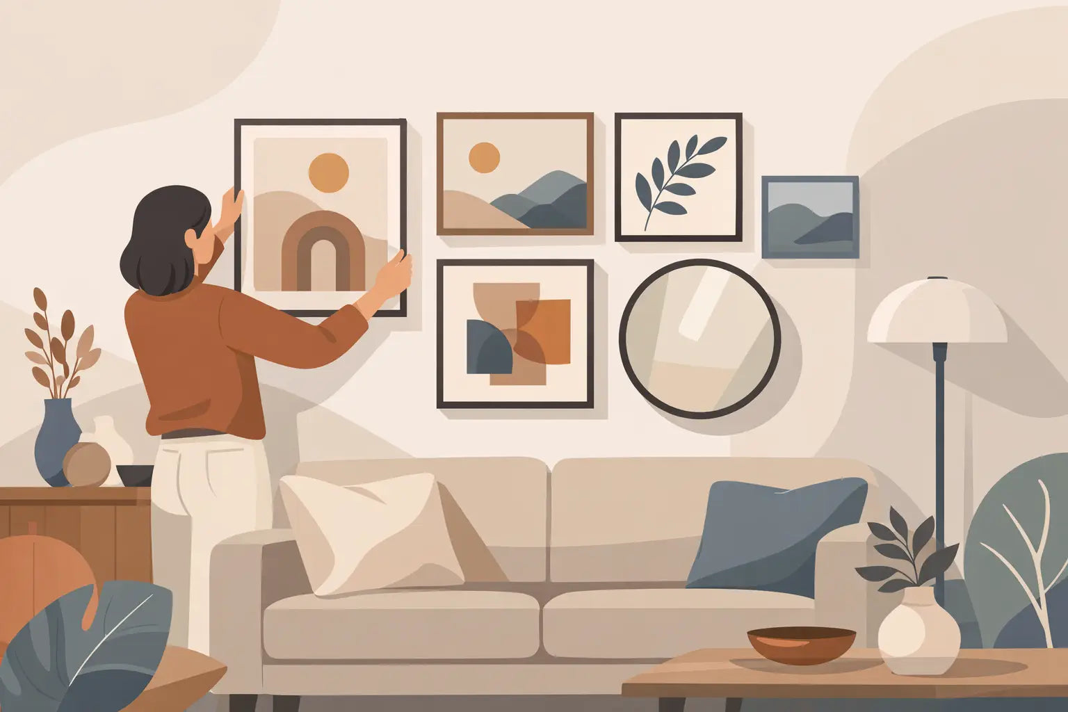 How to Create Cohesive Wall Decor - AquilVision