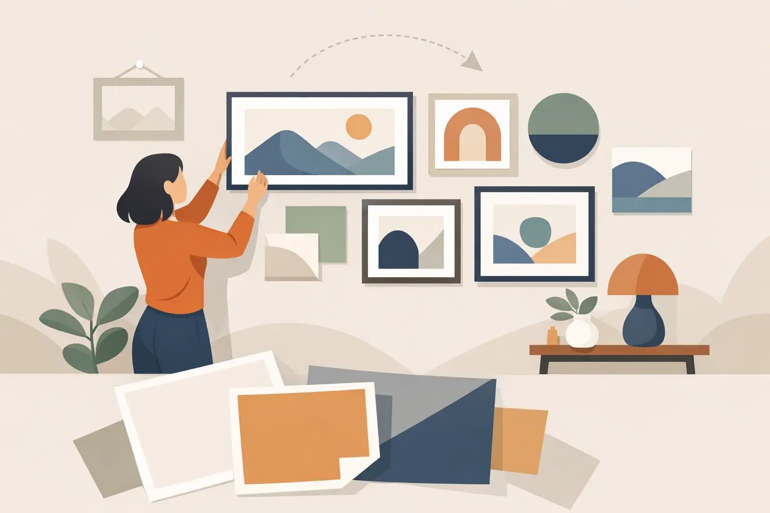 A Guide to Gallery Wall Layout That Works - AquilVision