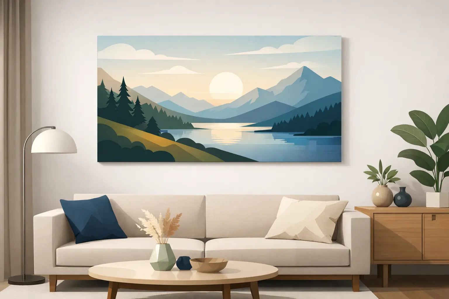 Landscape Canvas for a More Polished Room - AquilVision