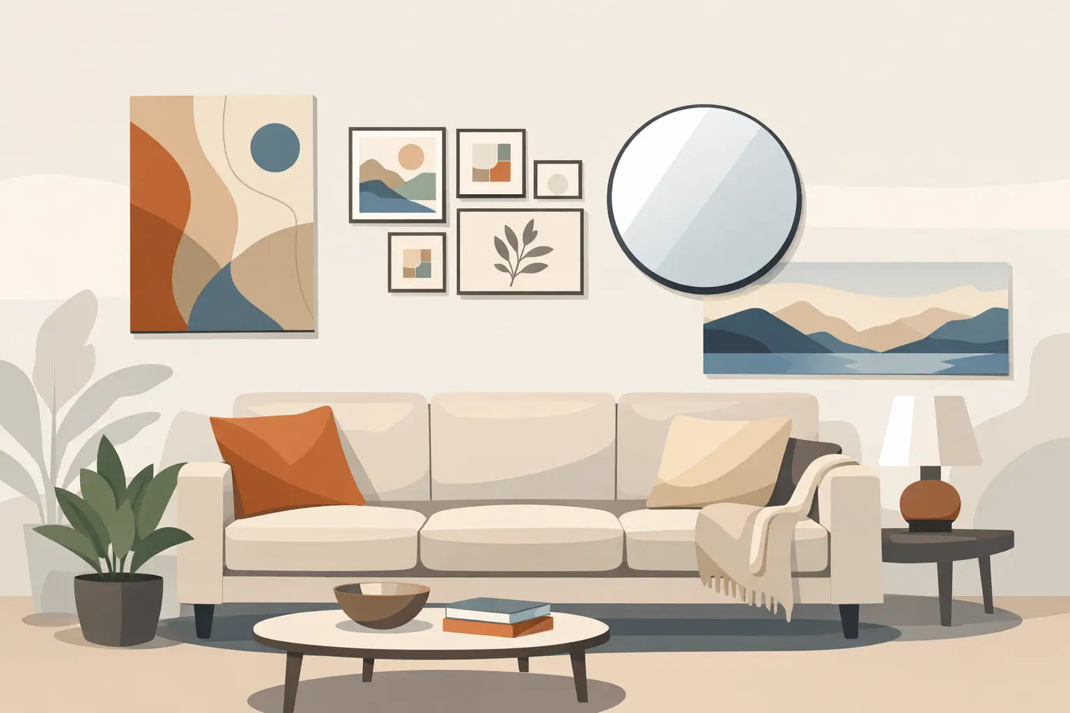 What Wall Art Fits Above Sofa Best?