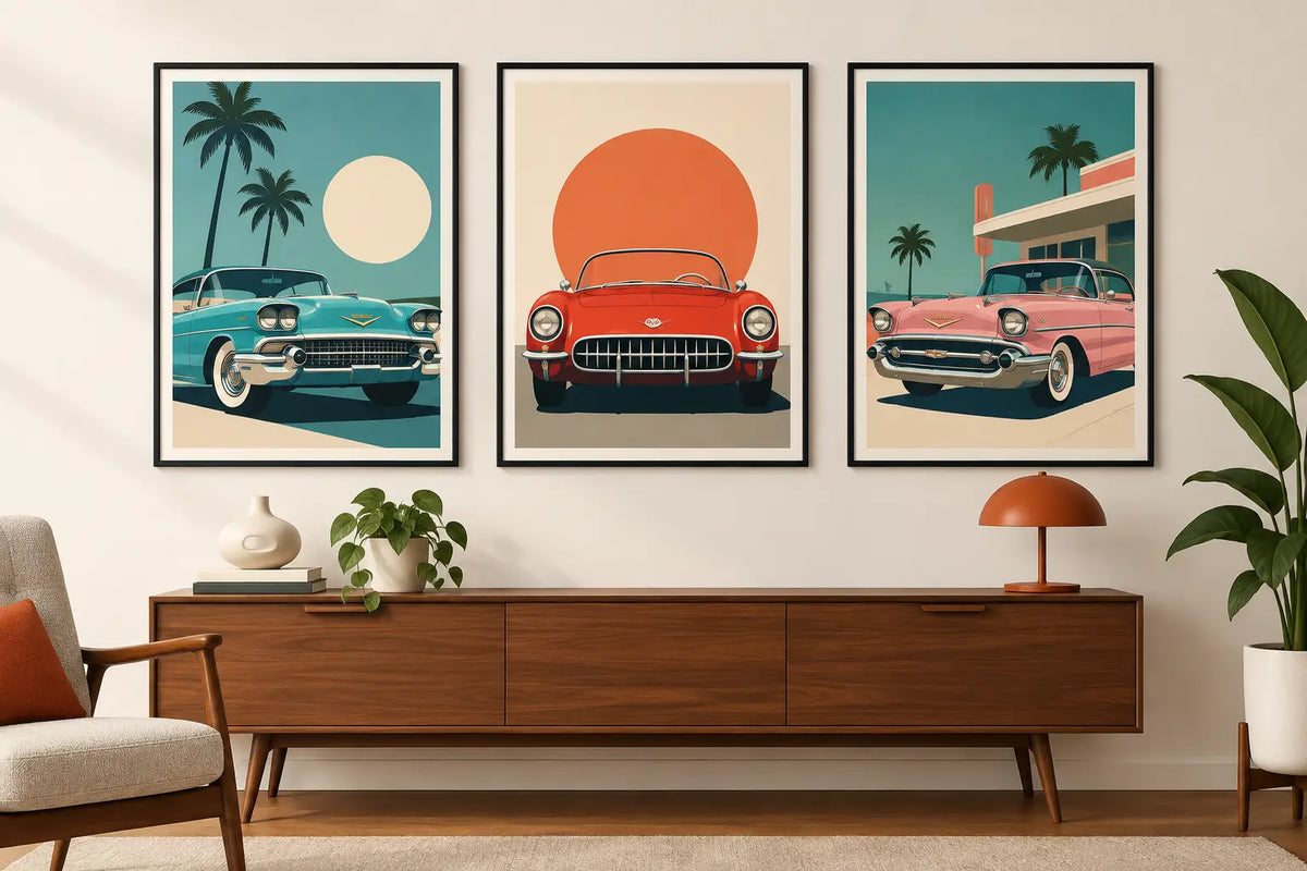Best 1950s Automobile Prints for Stylish Walls