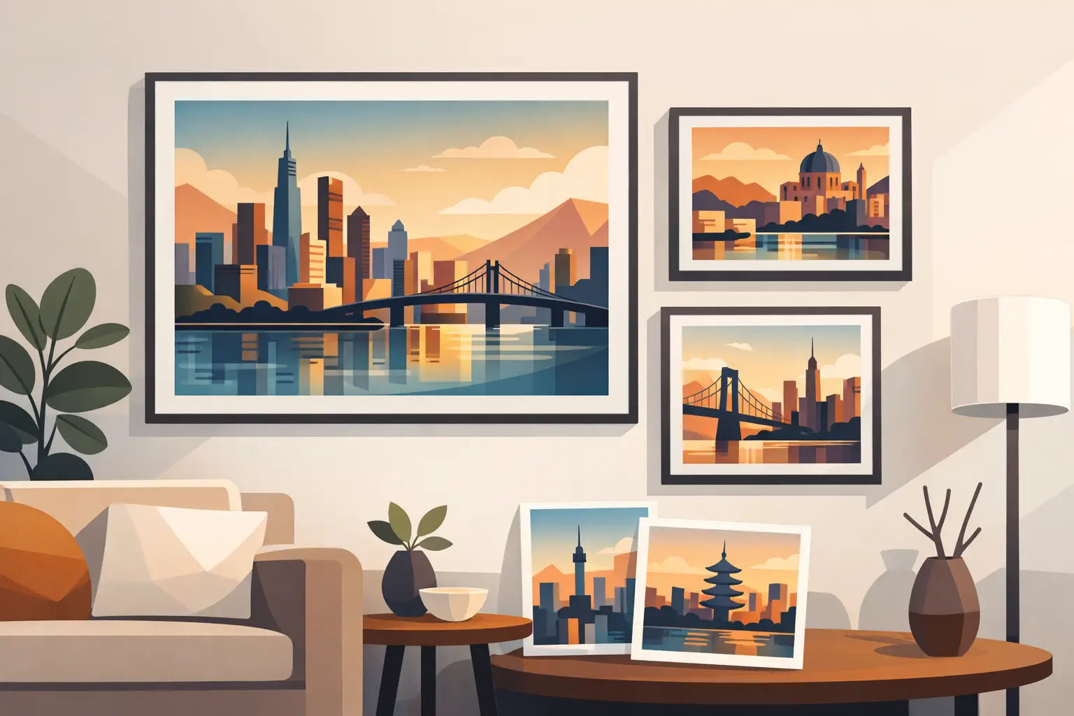 Best City Prints for Living Room Style - AquilVision