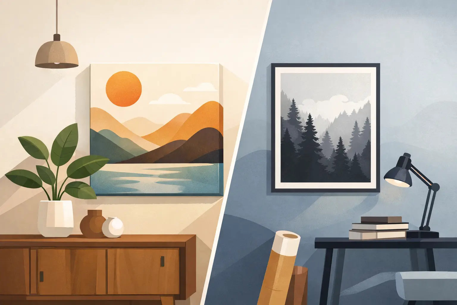Is Canvas Art Better Than Posters for Your Home? - AquilVision