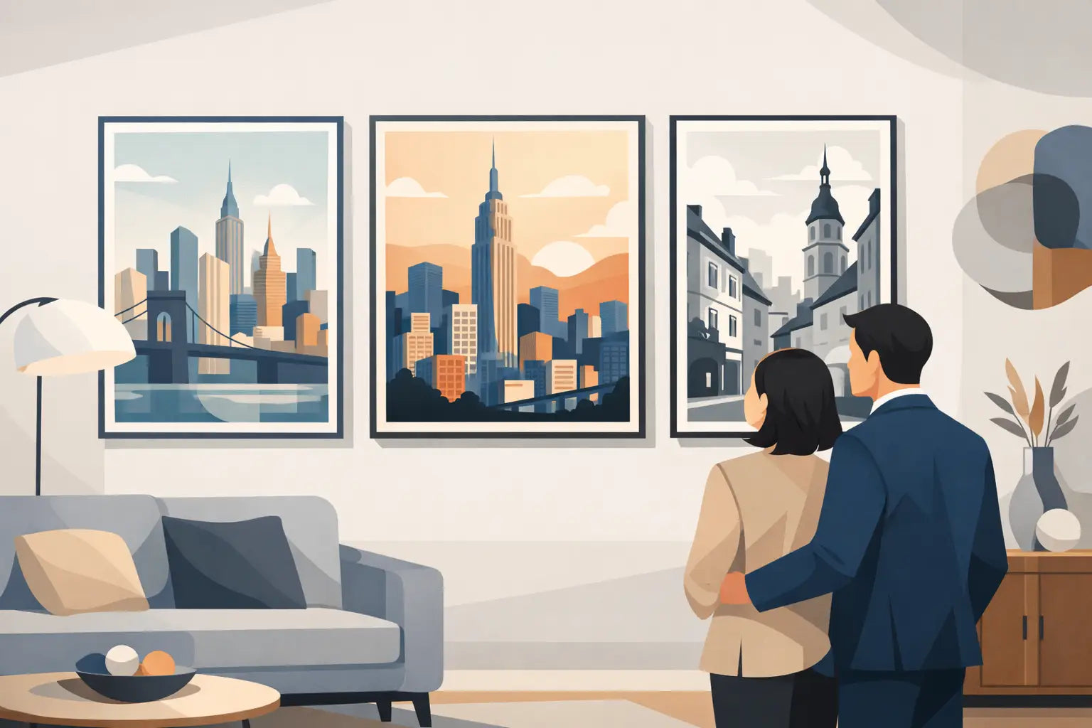 City Wall Art for a Polished Interior