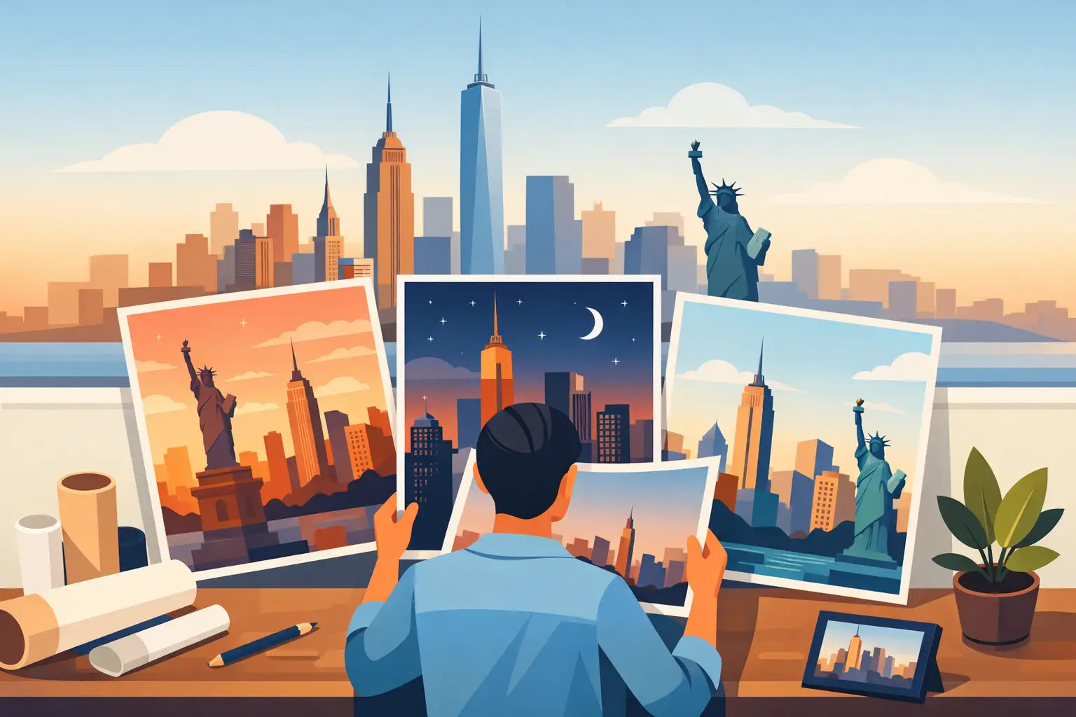 How to Choose a New York Skyline Poster - AquilVision