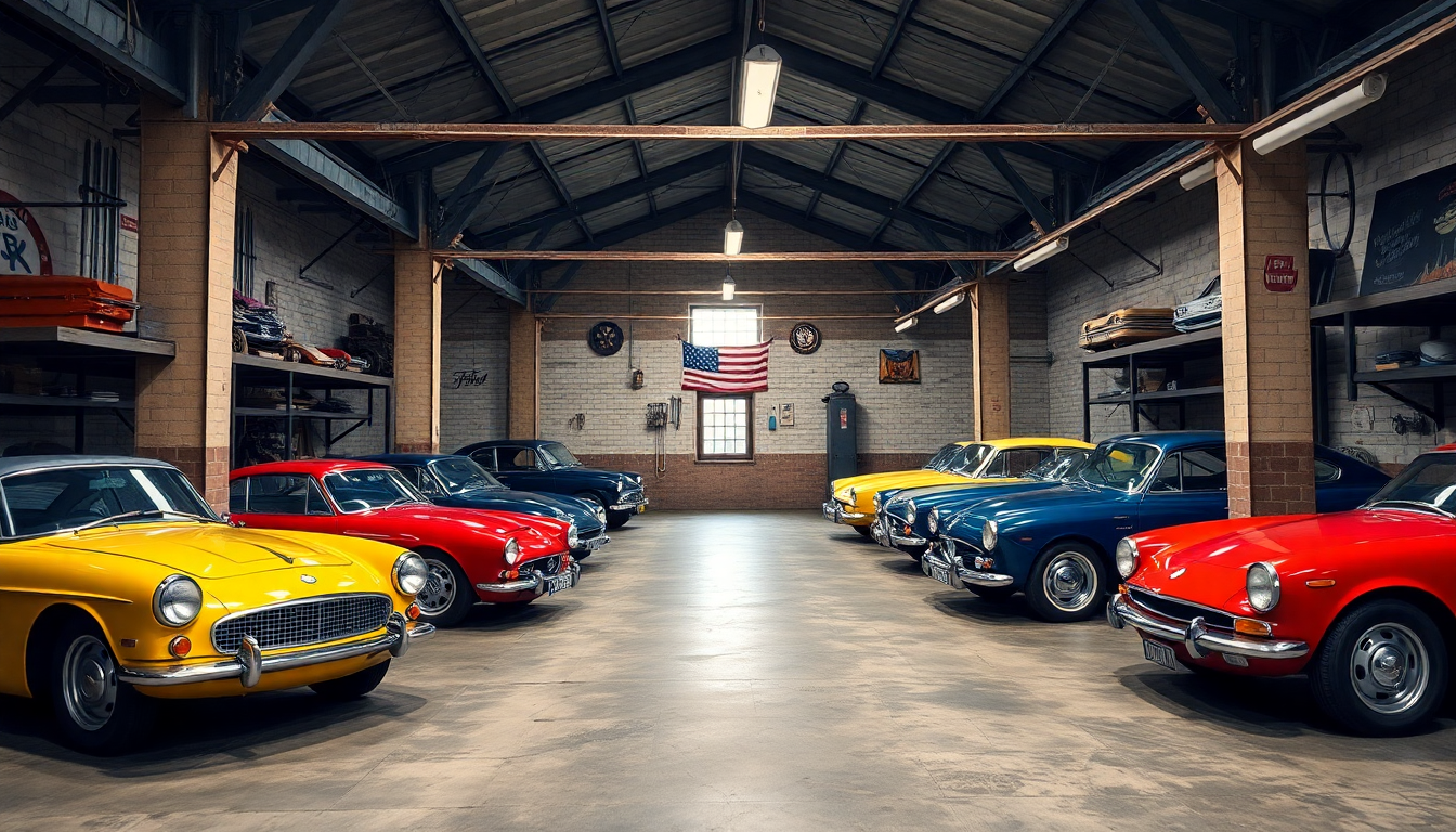 classic car garage