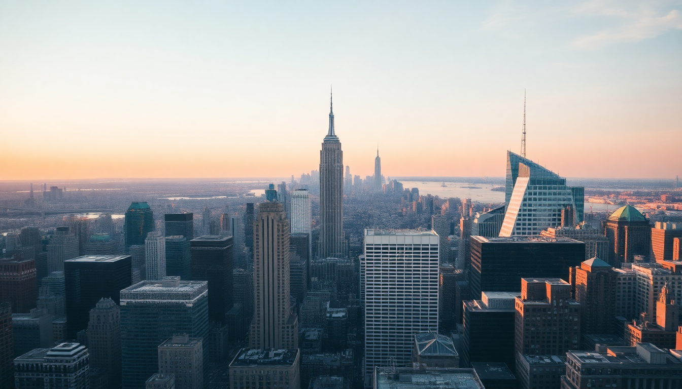 New York sky view