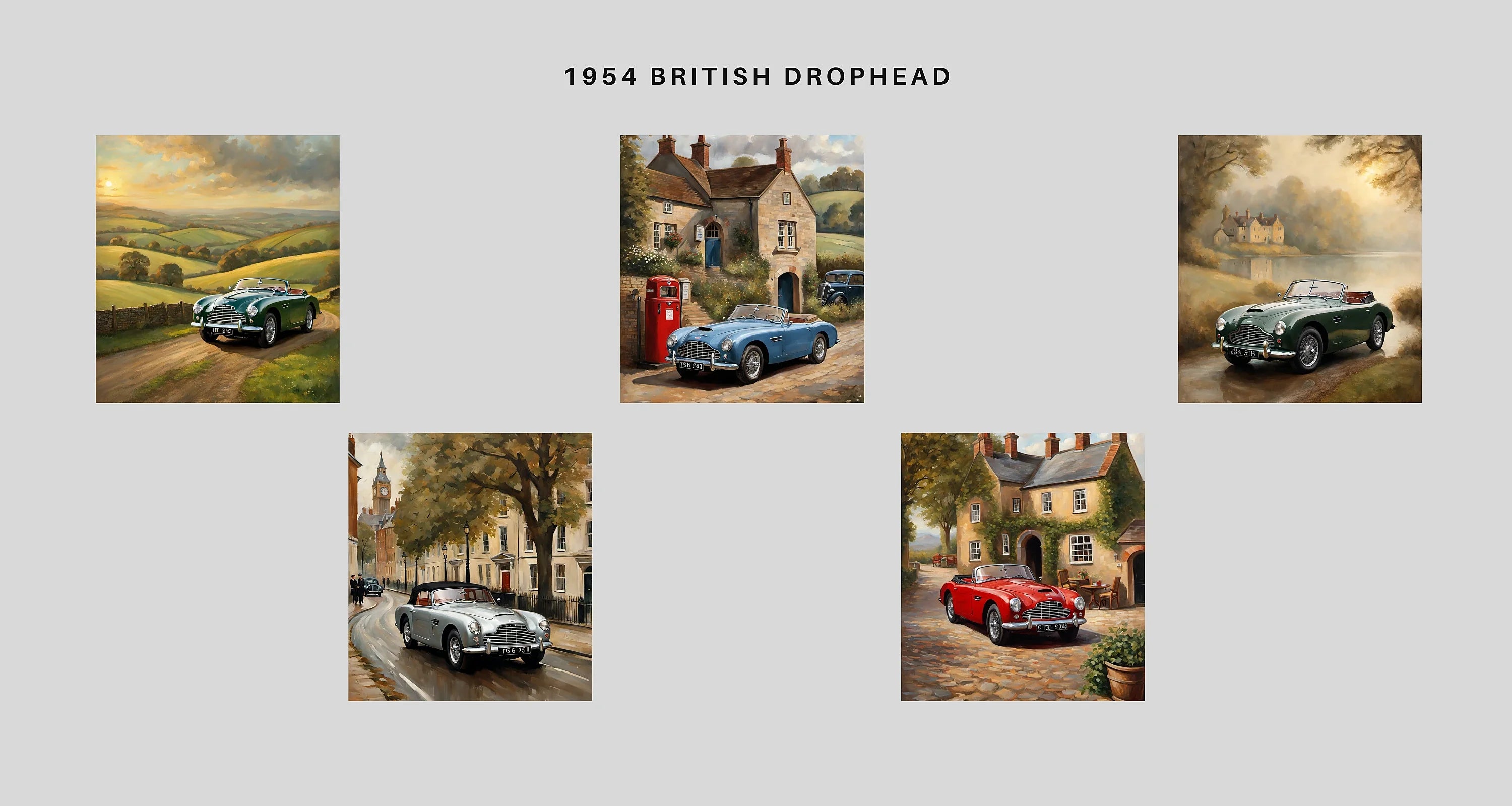 1954 British Drophead Elegance | Luxury Vintage Apparel – AquilVision