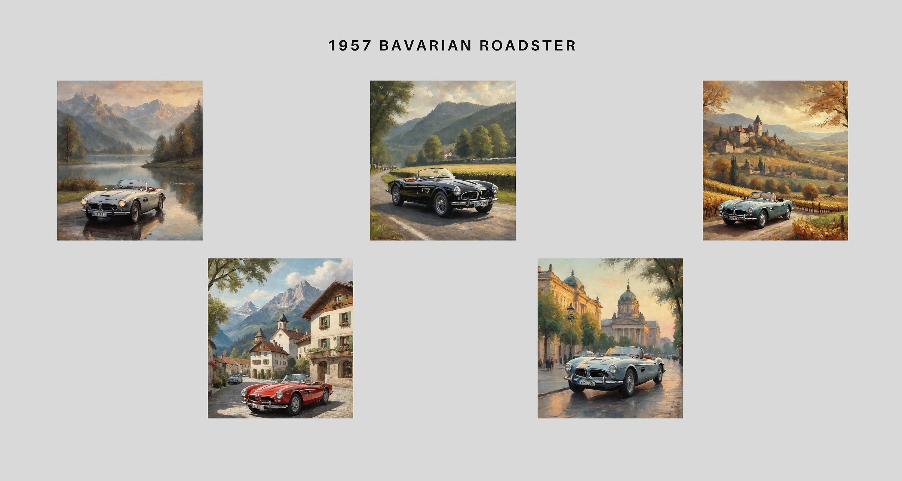1957 Bavarian Heritage: Ultra-Rare Retro Roadster Art & Style