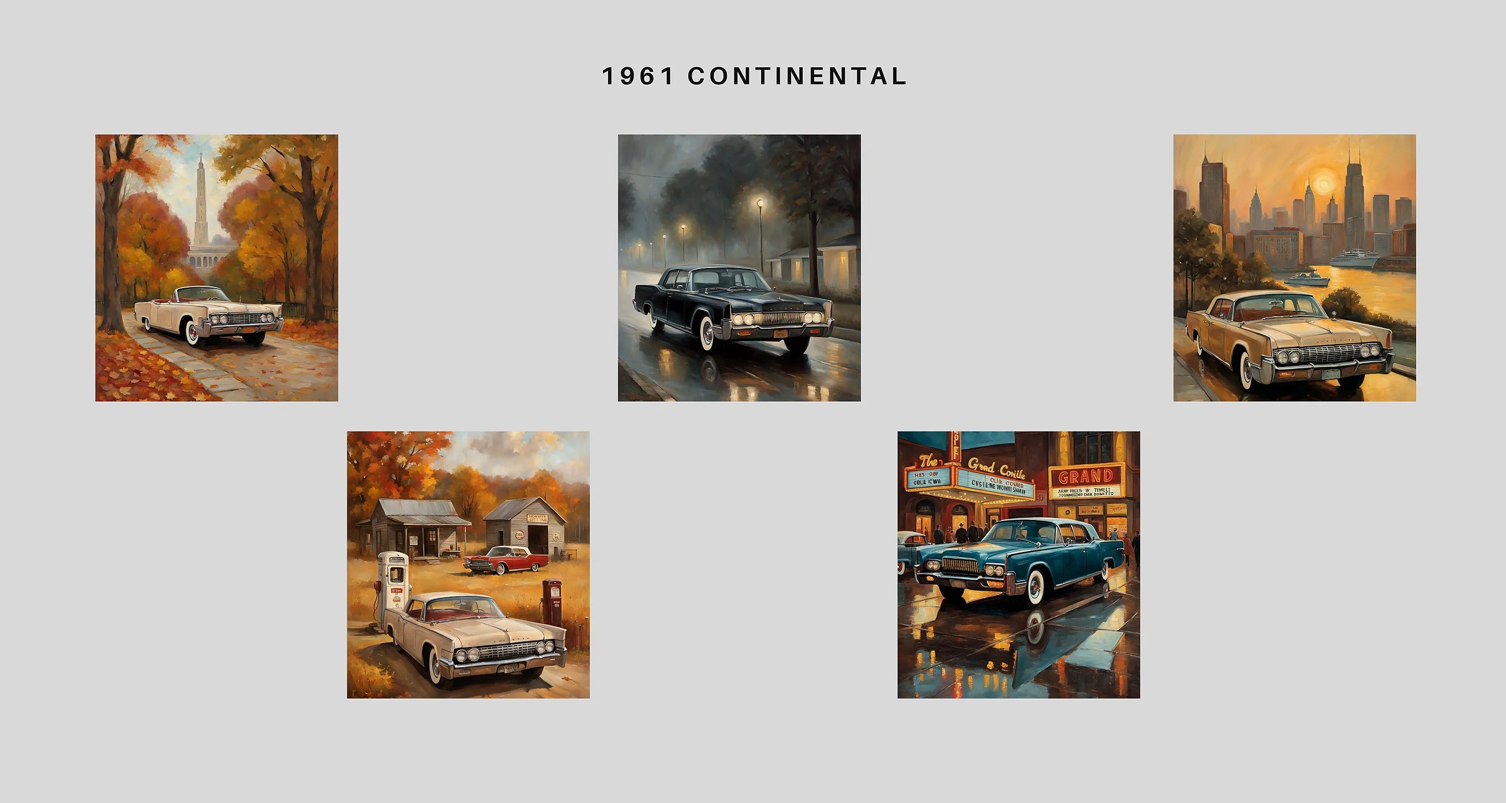1961 Suicide-Door Continental | Prestige Vintage Apparel – AquilVision