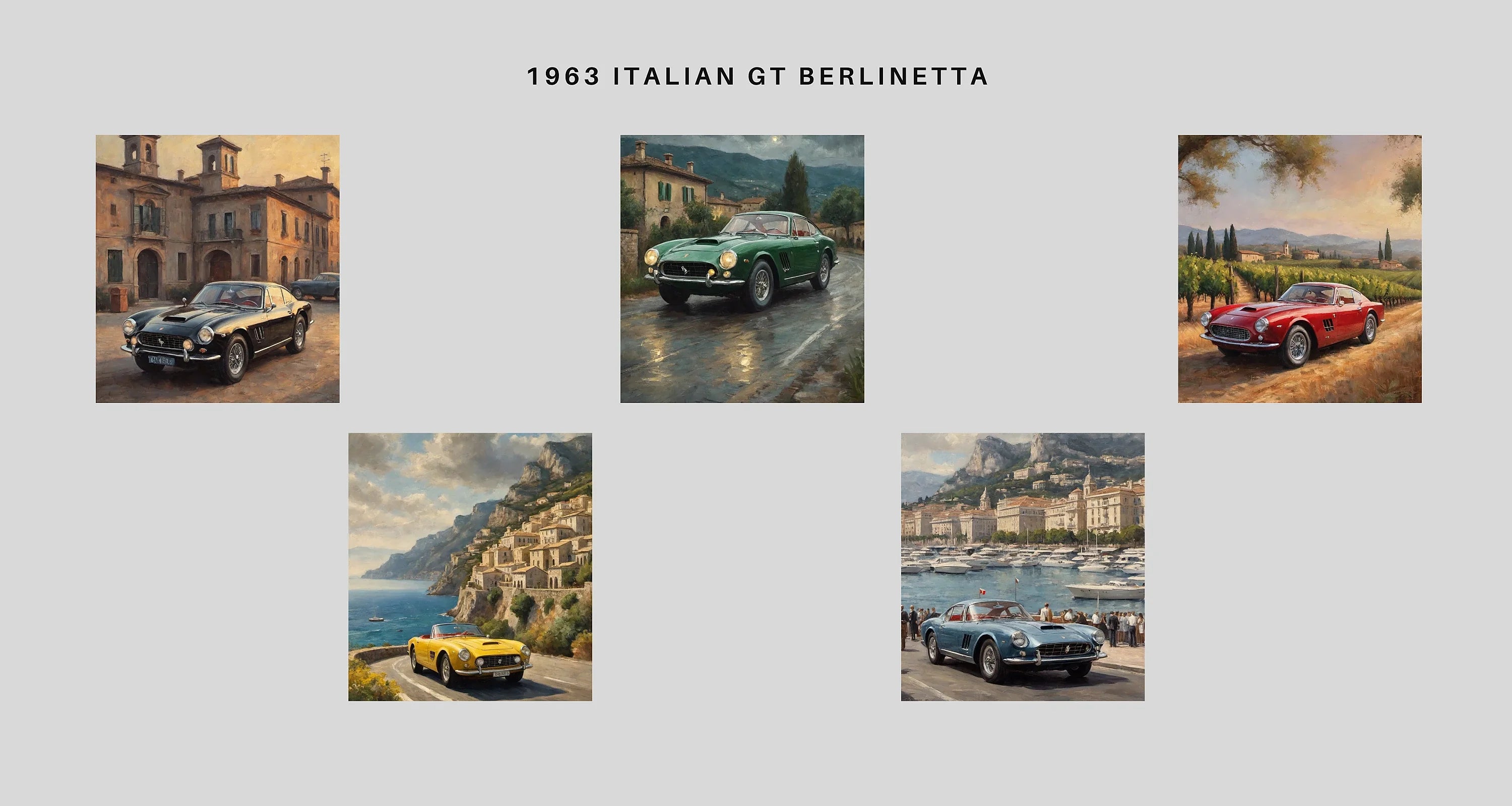 1963 Italian GT Berlinetta | Sophisticated Vintage Apparel – AquilVision