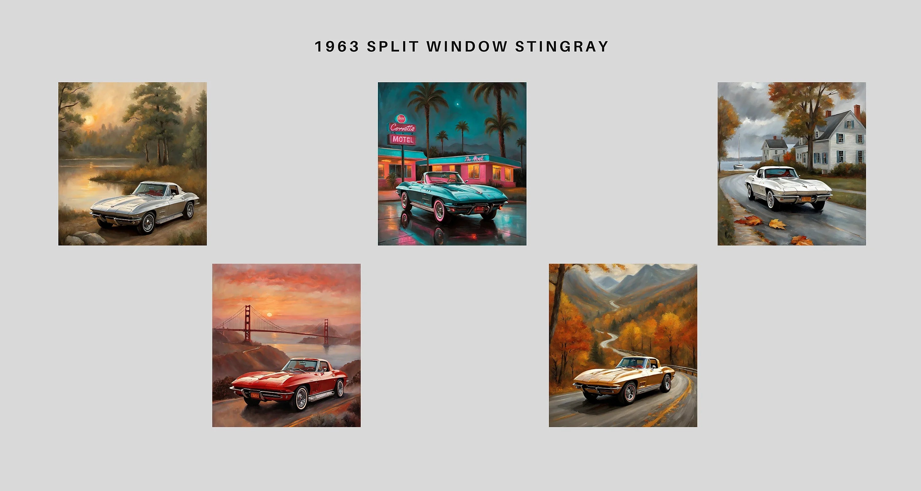 1963 Split-Window Stingray | Radical Vintage Apparel – AquilVision