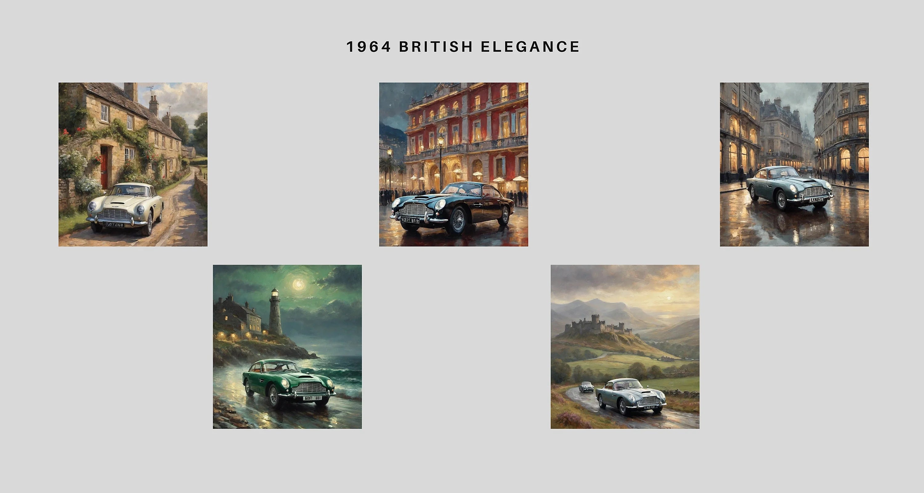 1964 British GT Elegance | Iconic Spy-Era Apparel – AquilVision