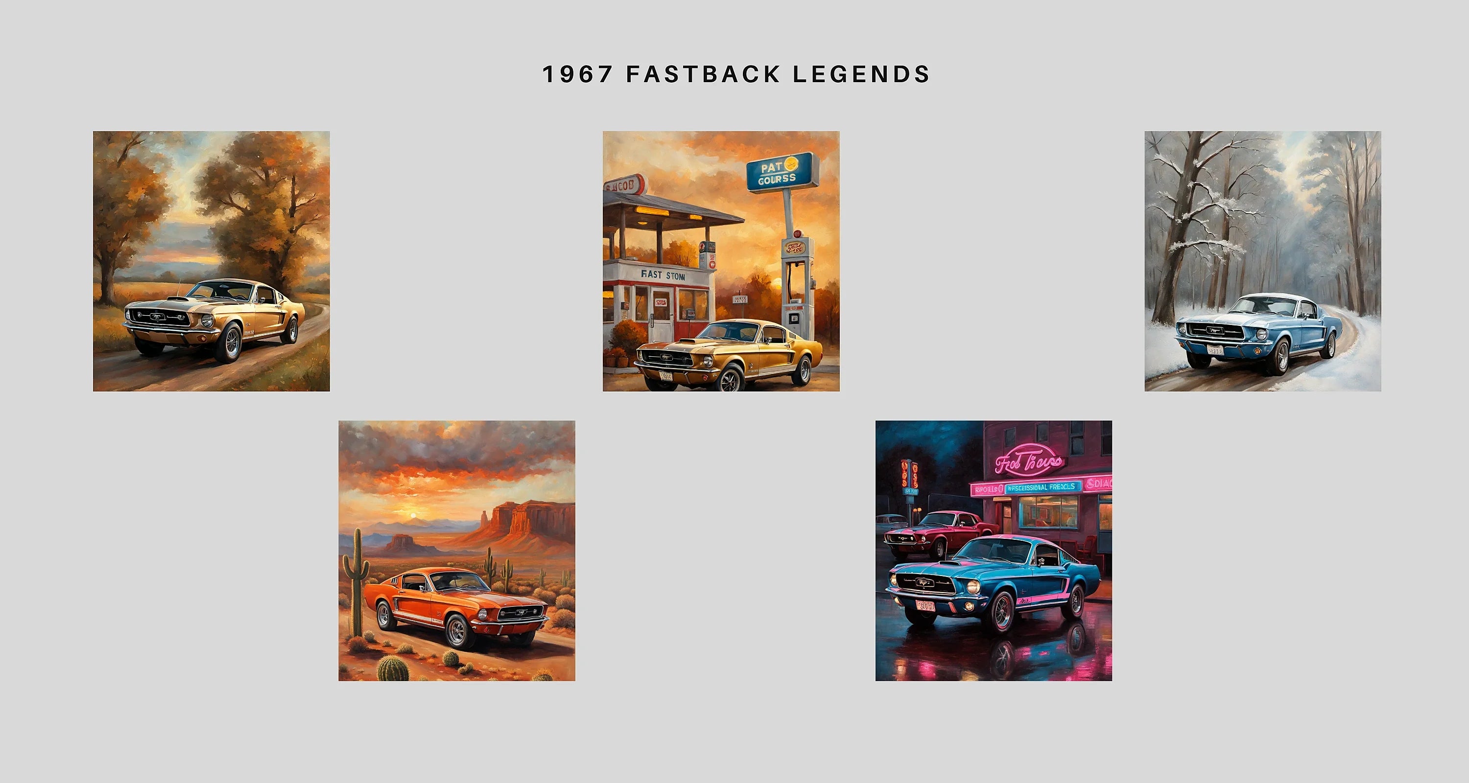 1967 Fastback Legends | Iconic American Muscle Apparel – AquilVision