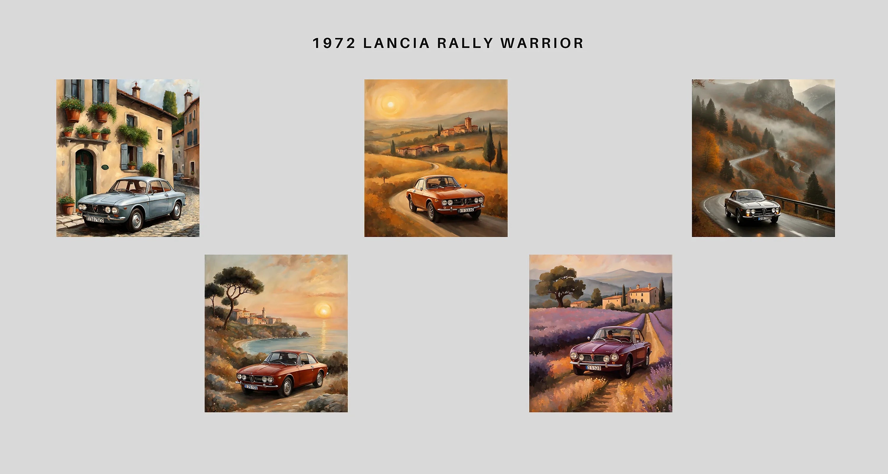 1972 Lancia Rally Warrior | Authentic Italian Racing Apparel – AquilVision