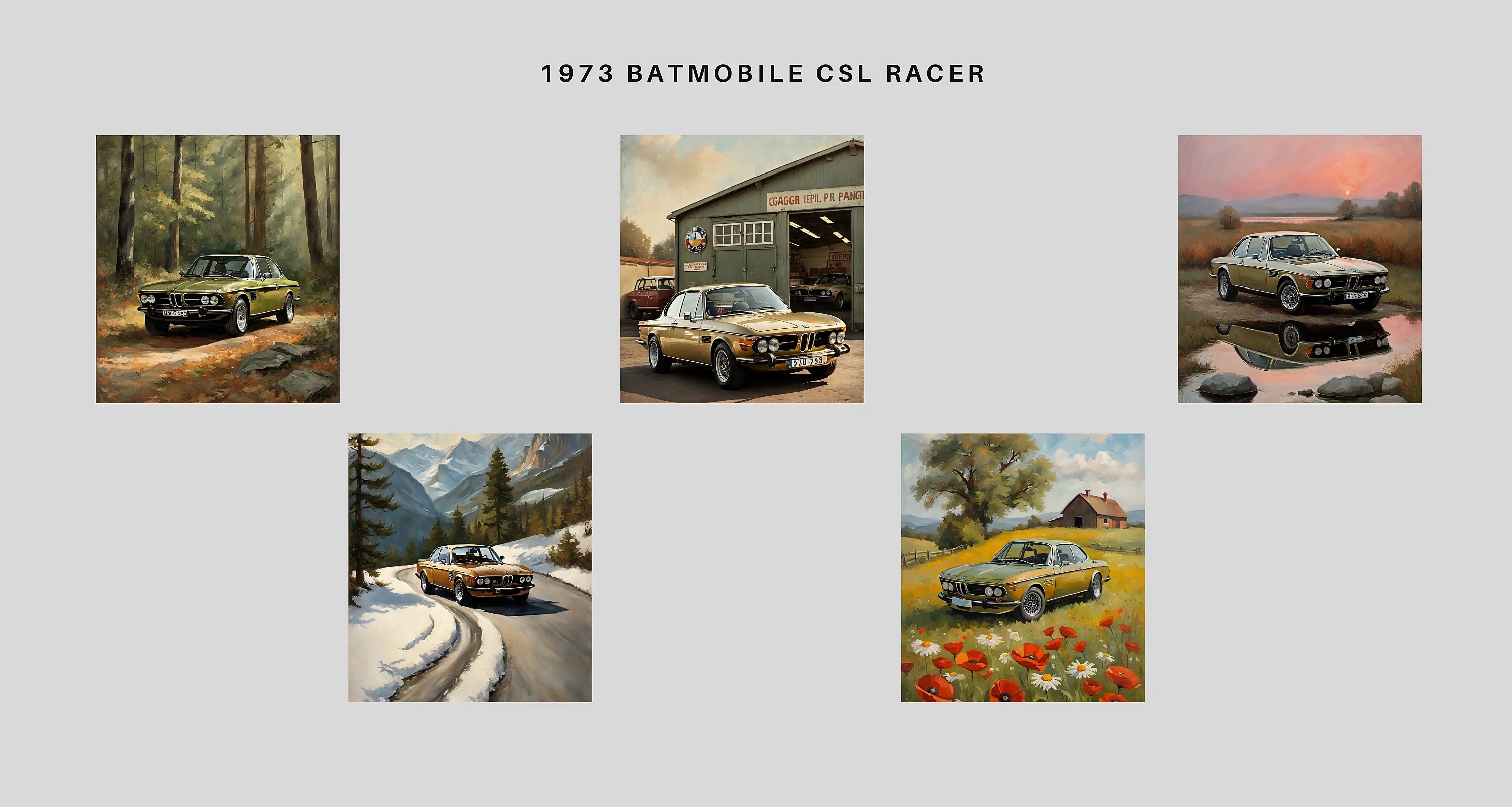 1973 Batmobile CSL Racer | Elite European Track Apparel – AquilVision