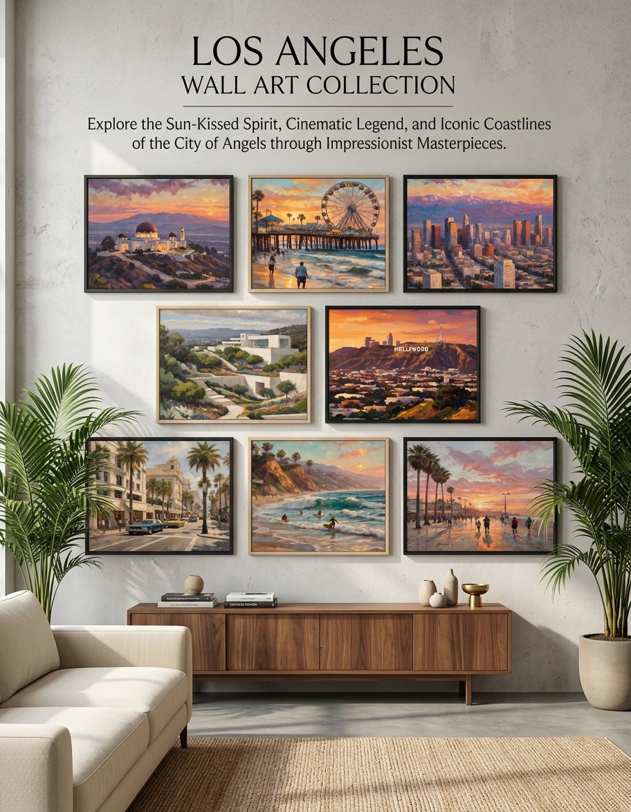 Los Angeles Wall Art Collection | Vintage California Posters & Canvases