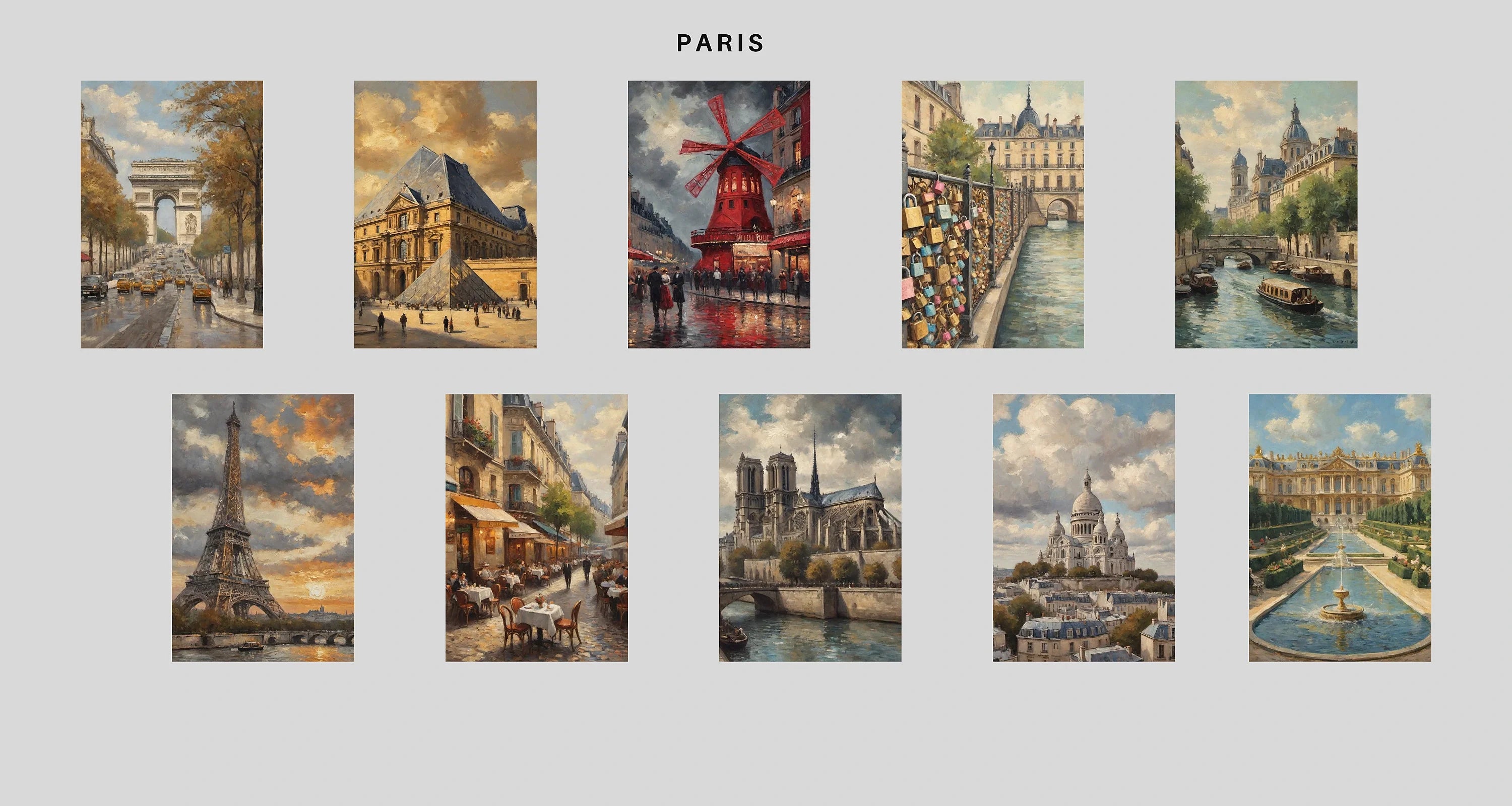 THE PARISIAN ELEGANCE: PARIS COLLECTION