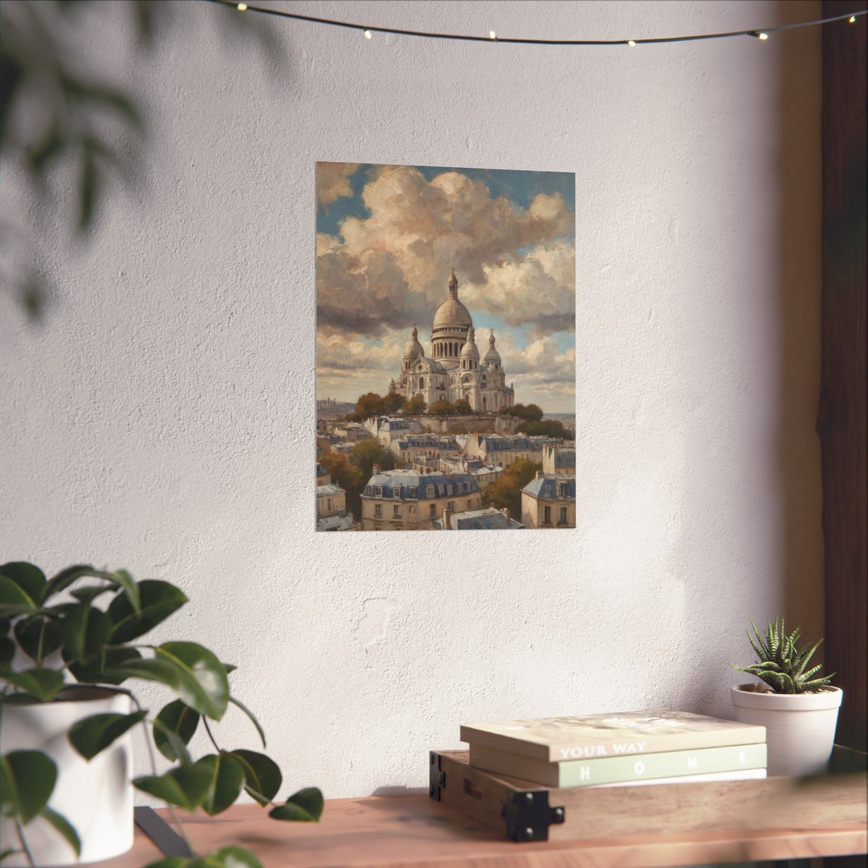 Paris Sacré-Cœur Matte Poster — Vintage Cityscape Wall Art - AquilVision