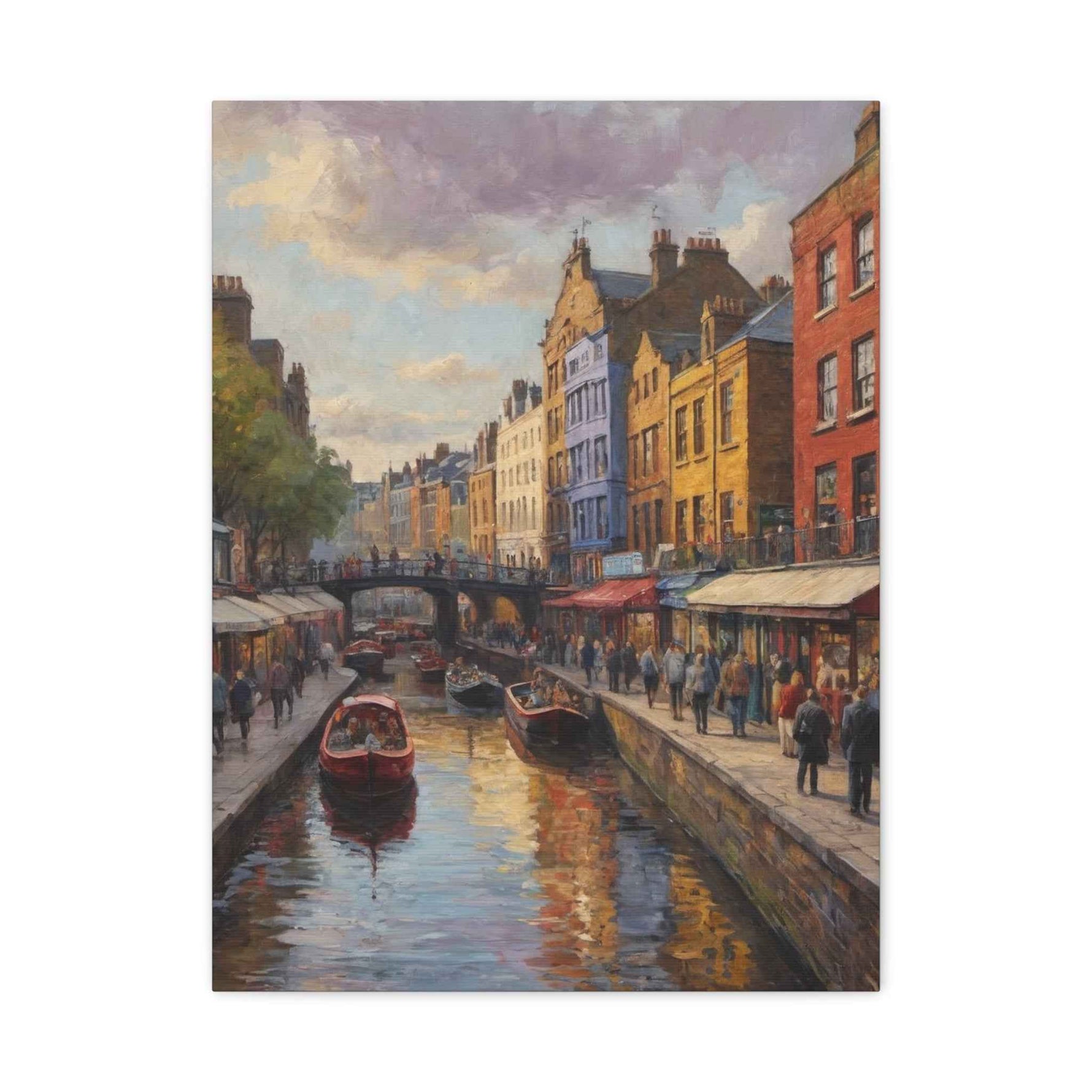 London Collection Camden Market Matte Canvas, Stretched, 1.25"