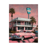 1950 American Riviera Dream Poster - Motel Edition - AquilVision