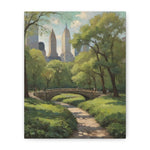 Central Park Bridge Matte Canvas Print — Stretched 1.25" Wall Art