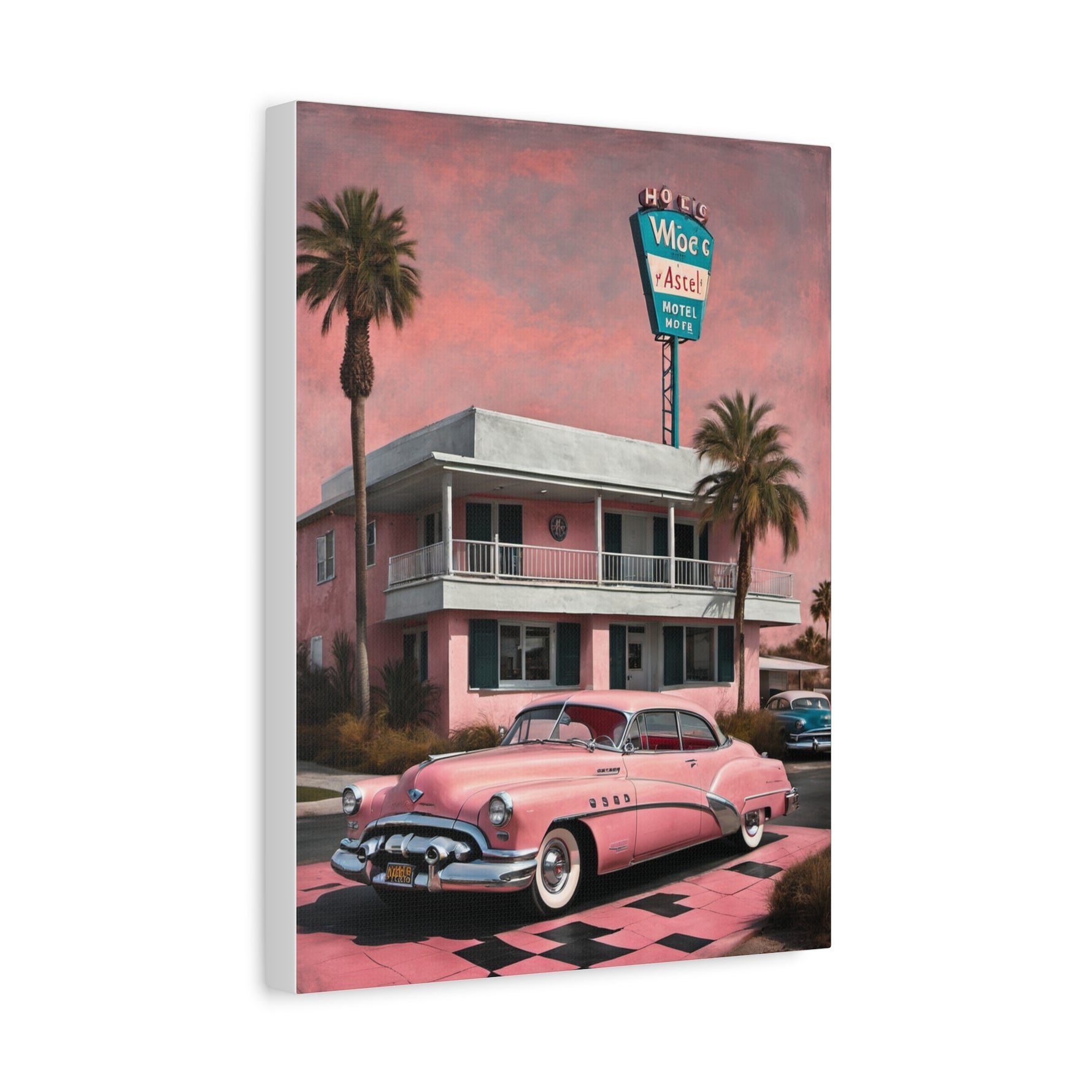 1950 American Riviera Dream Canvas - Motel Edition - AquilVision