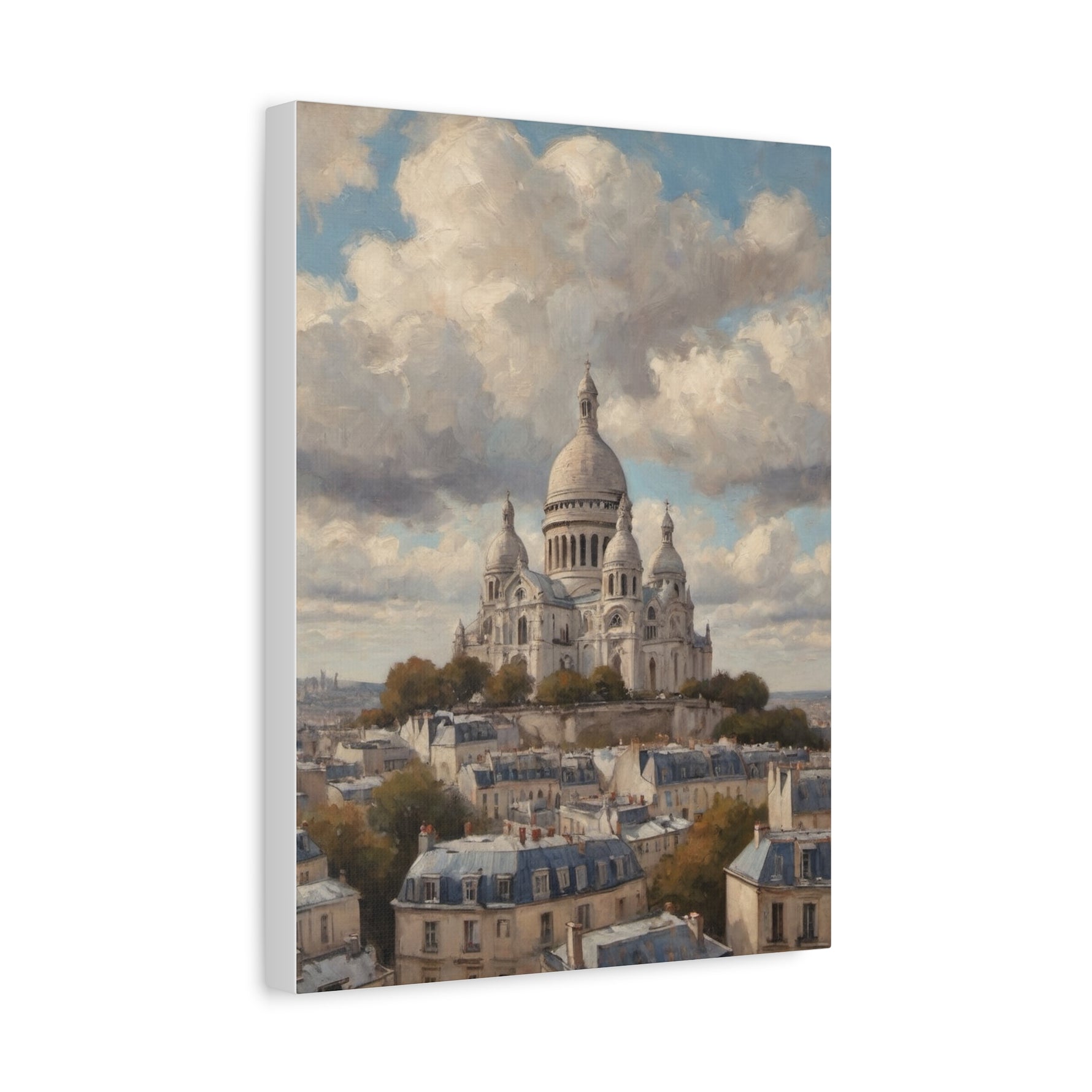Paris Sacré-Cœur Matte Canvas Print — Stretched Wall Art - AquilVision