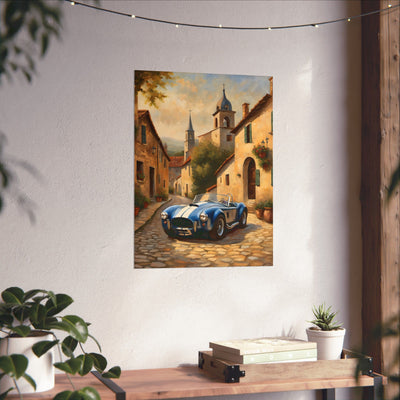 Car Enthusiast Matte Vertical Posters, Vintage Car Art, Classic Automobile Decor, Wall Art for Home, Gift for Him Printify