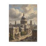 St. Paul’s Cathedral Oil-Style Canvas Print — Matte Stretched Wall Art