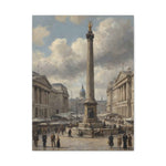 Nelson's Column Trafalgar Square Matte Canvas Print